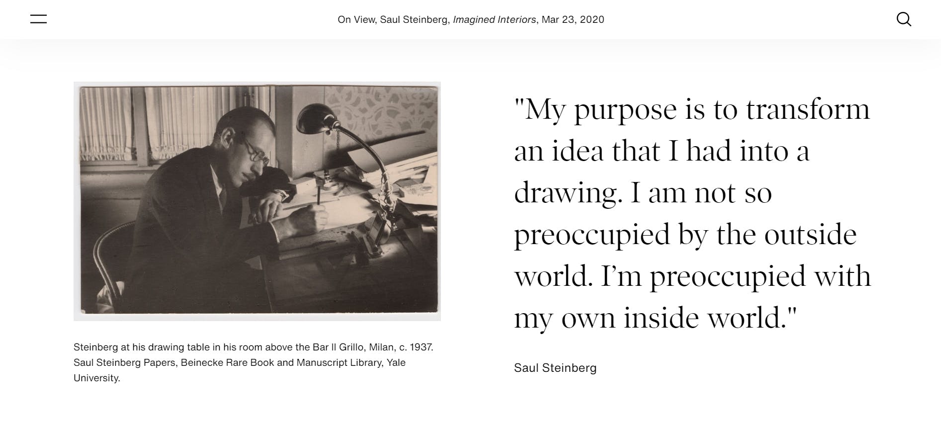 One of Pace Gallery's virtual exhibitions