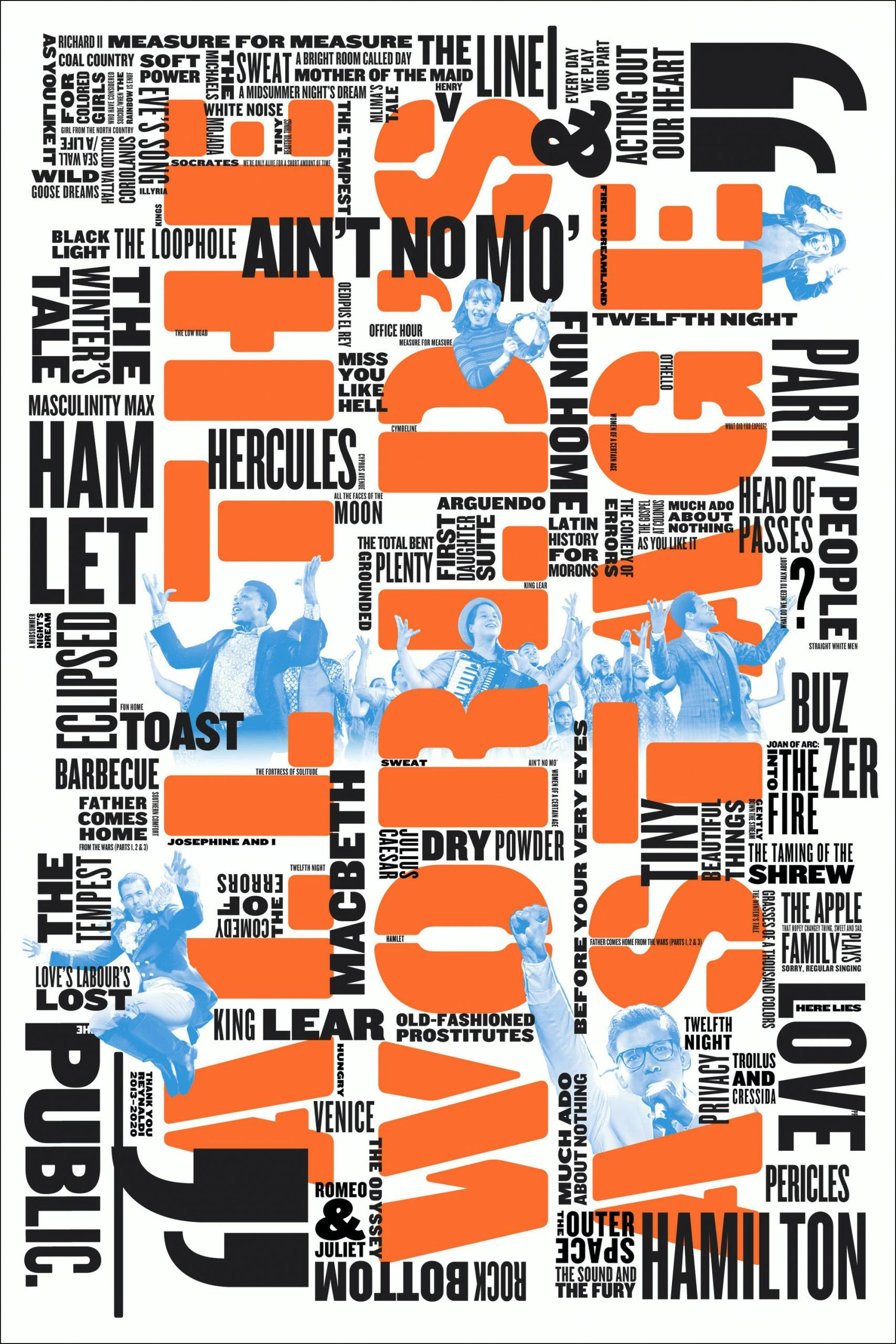 Paula Scher Public Theater 2020 2021