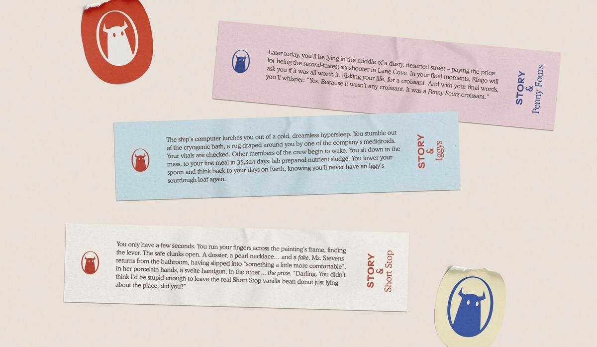 Story Cafe’s branding celebrates people’s love of a good tale