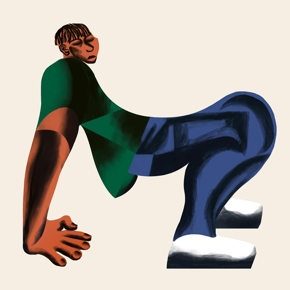 Nick Dahlen's vibrant artworks play with shape and shadow