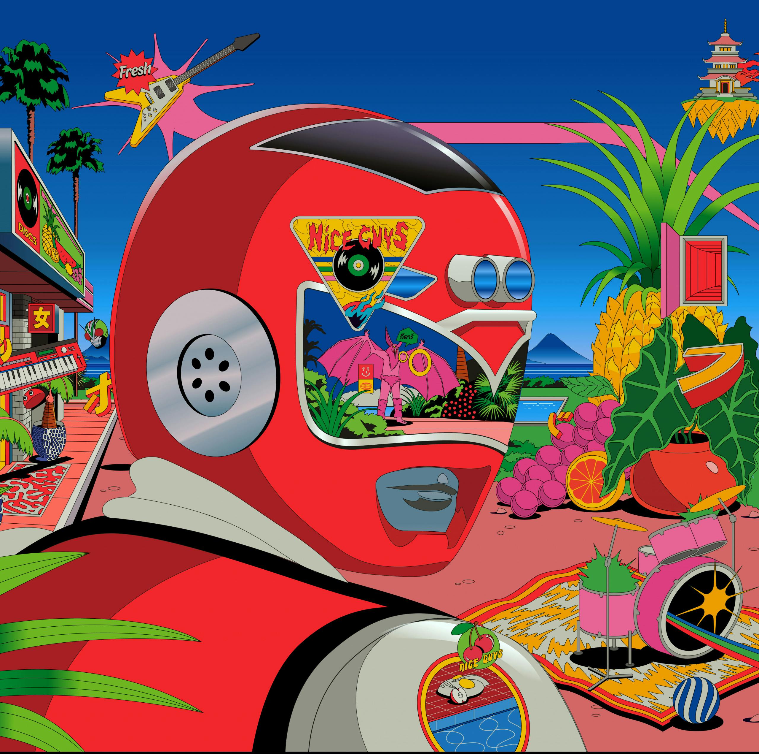The nostalgic pop aesthetic of motion designer Ardhira Putra