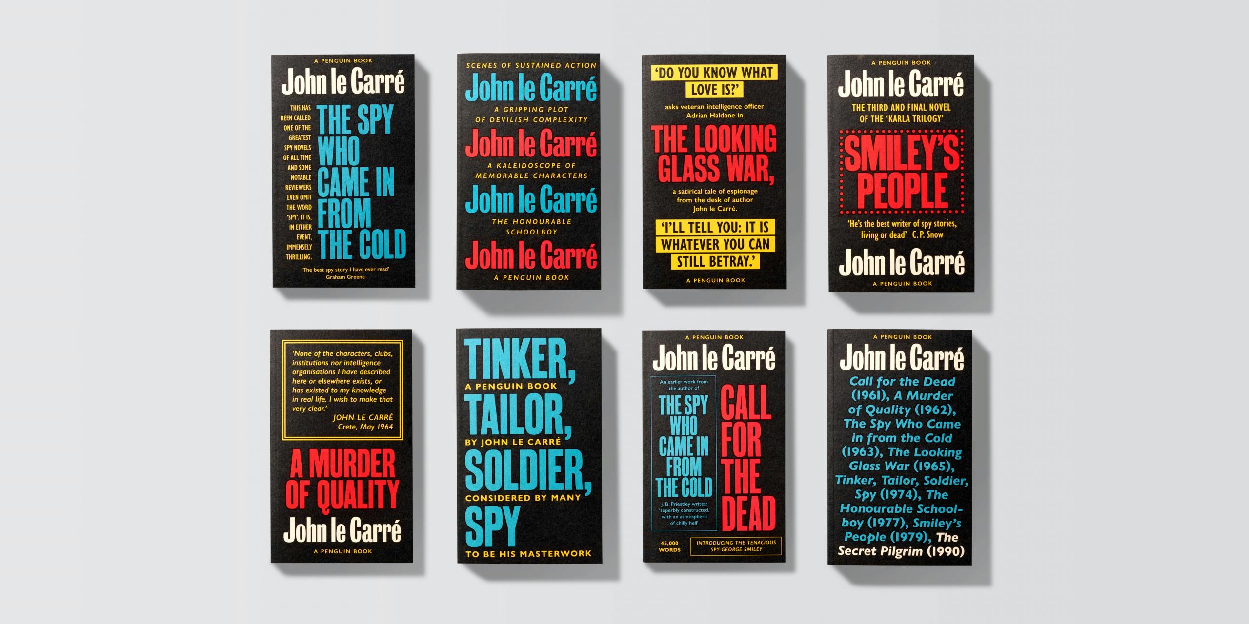 Penguin Press: John le Carré, The Smiley Collection book covers