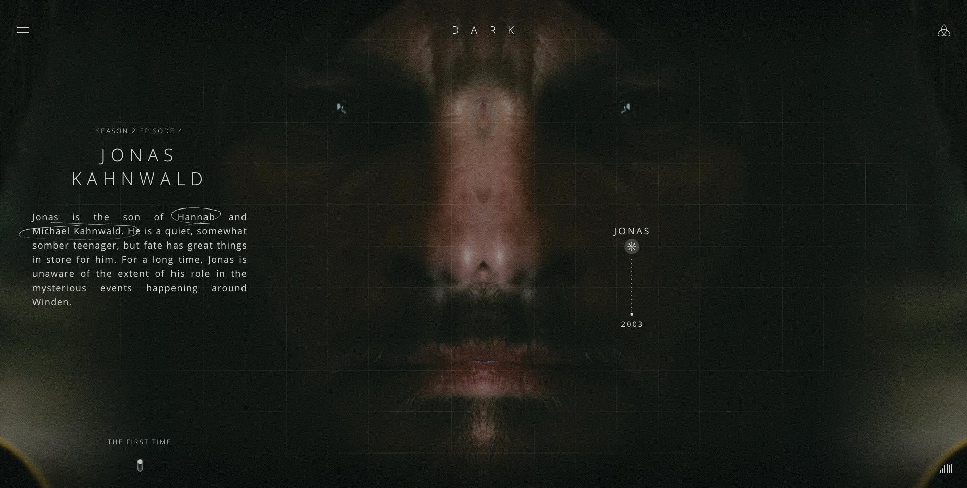 Netflix: Dark website