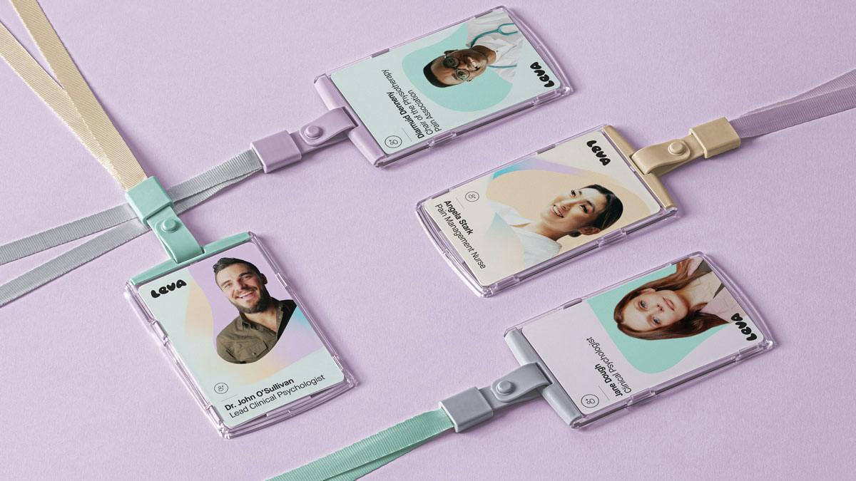 Leva’s brand identity illustrates the realities of chronic pain