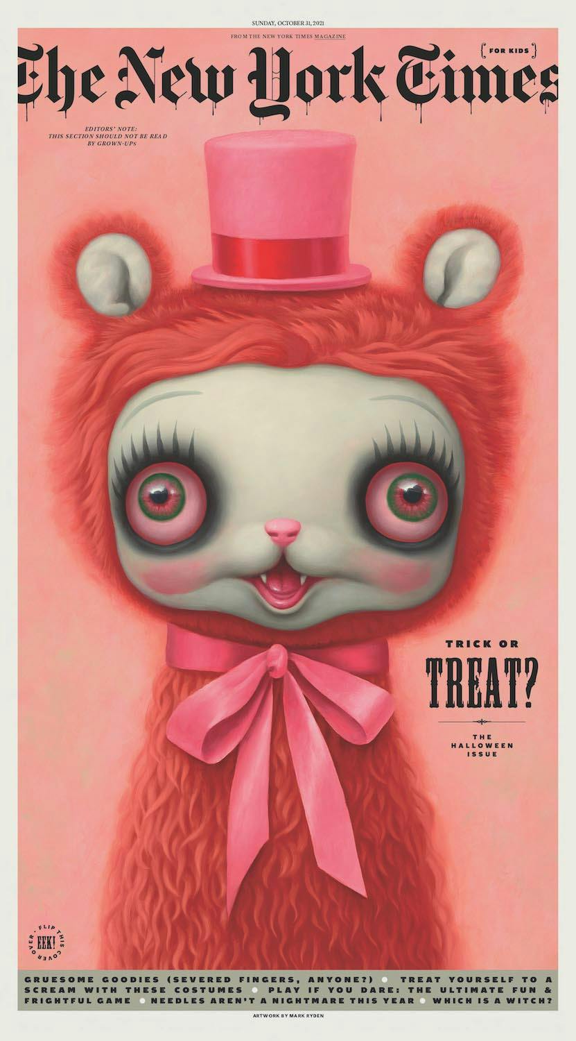 The New York Times for Kids editorial design