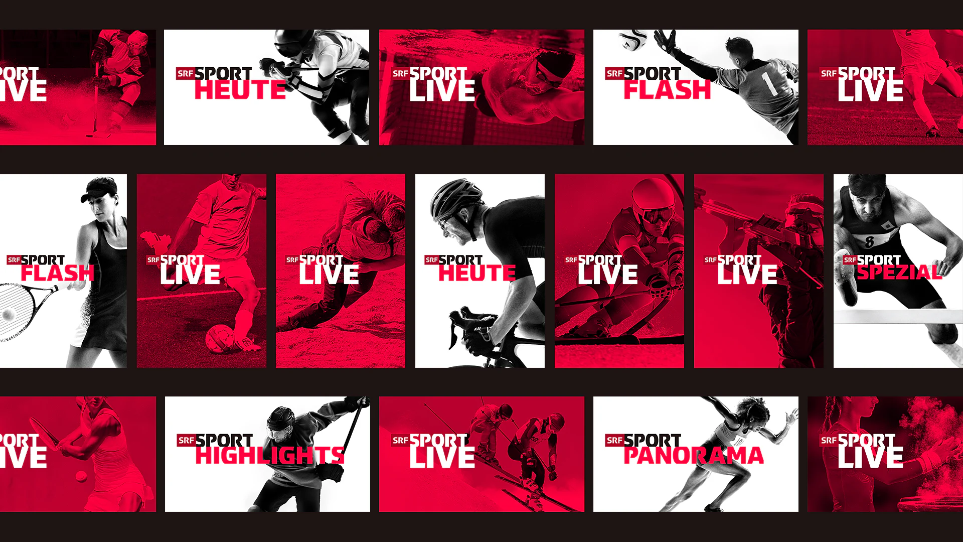 An action-packed new visual identity for SRF Sport
