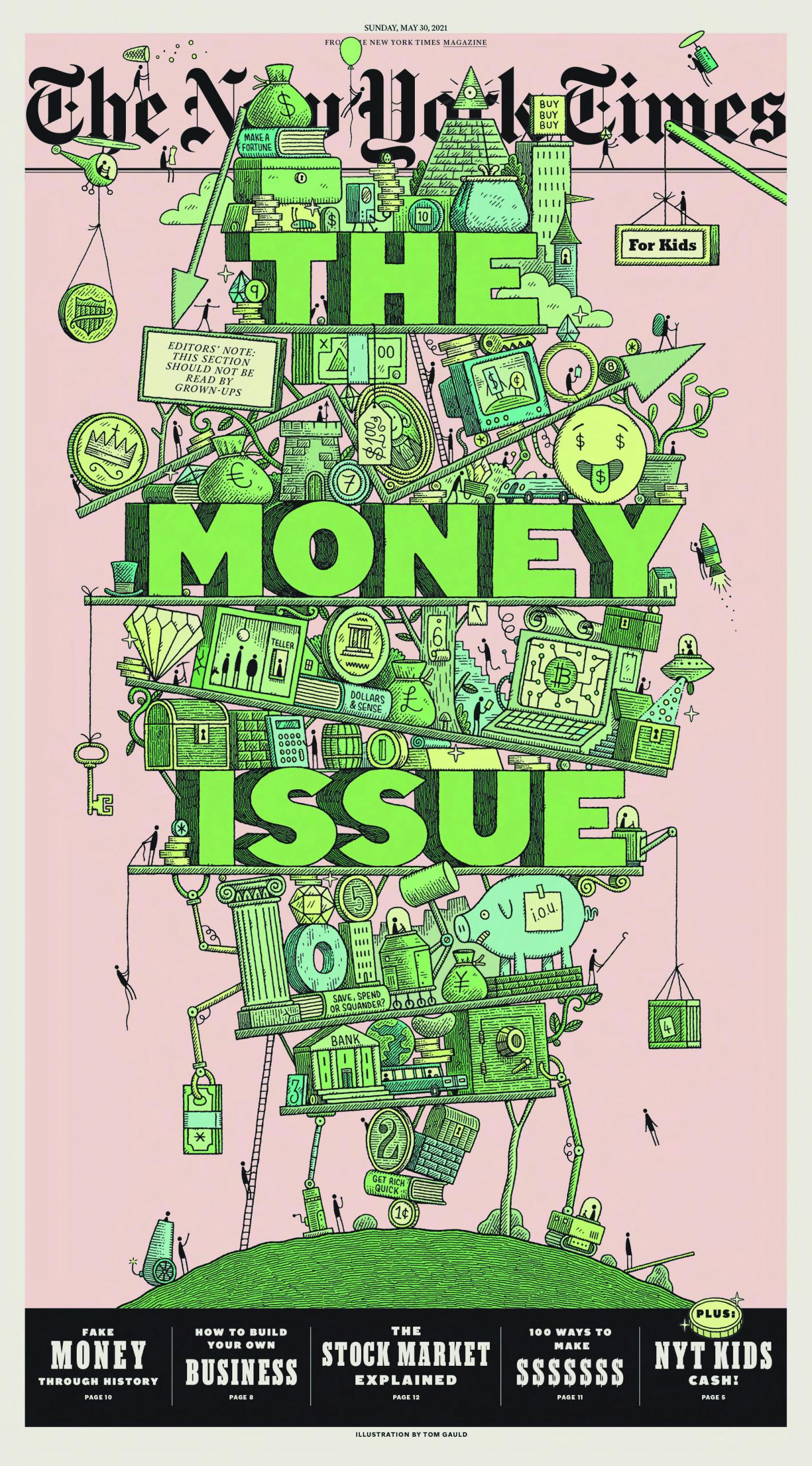 The New York Times for Kids editorial design