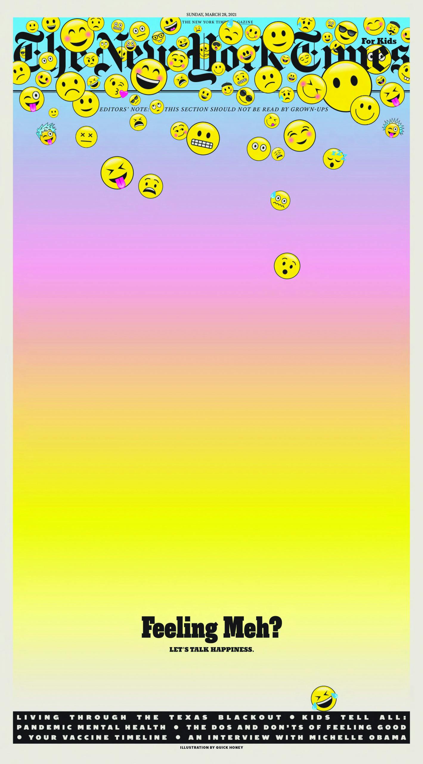 The New York Times for Kids editorial design