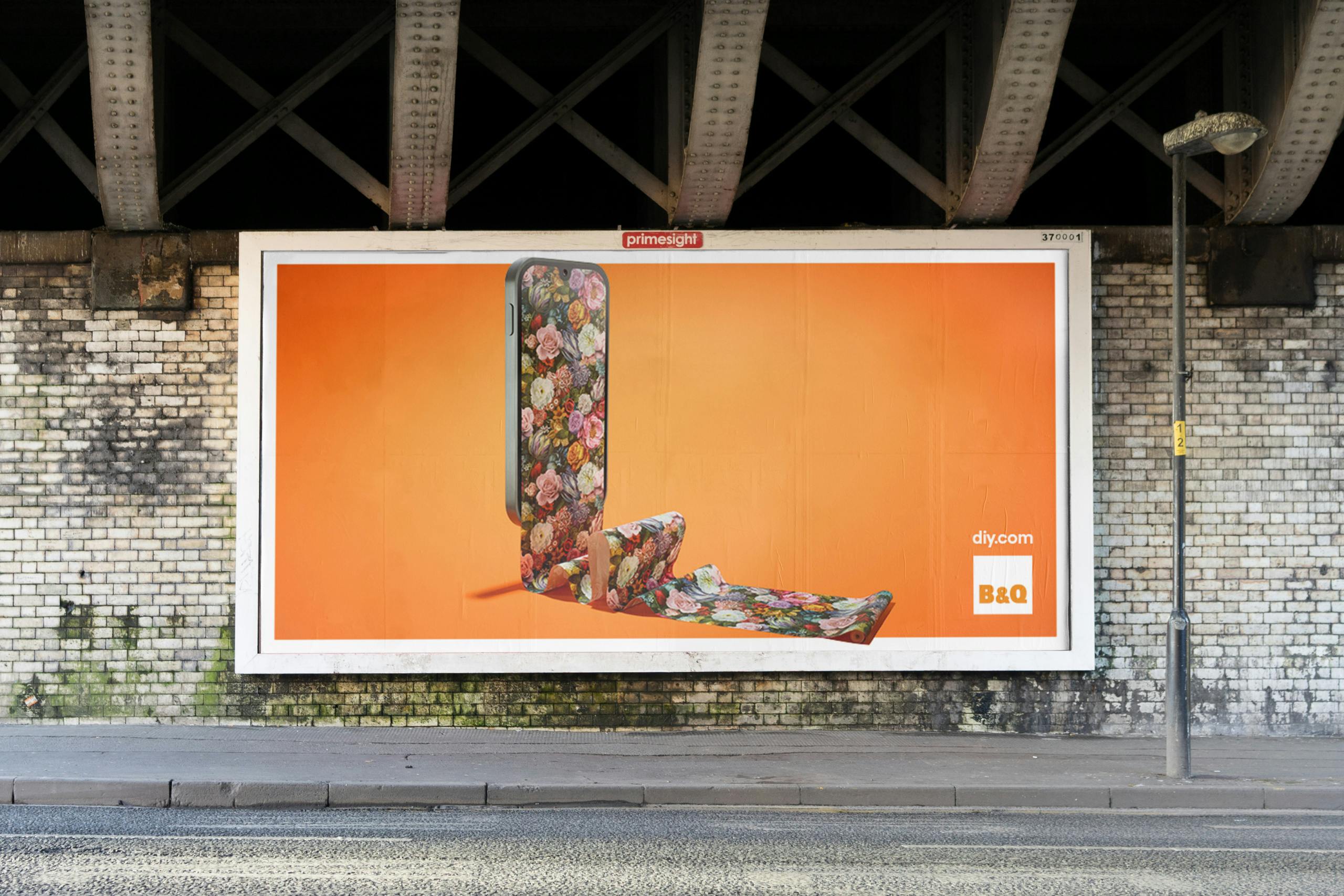 B&Q launches enigmatic new poster campaign