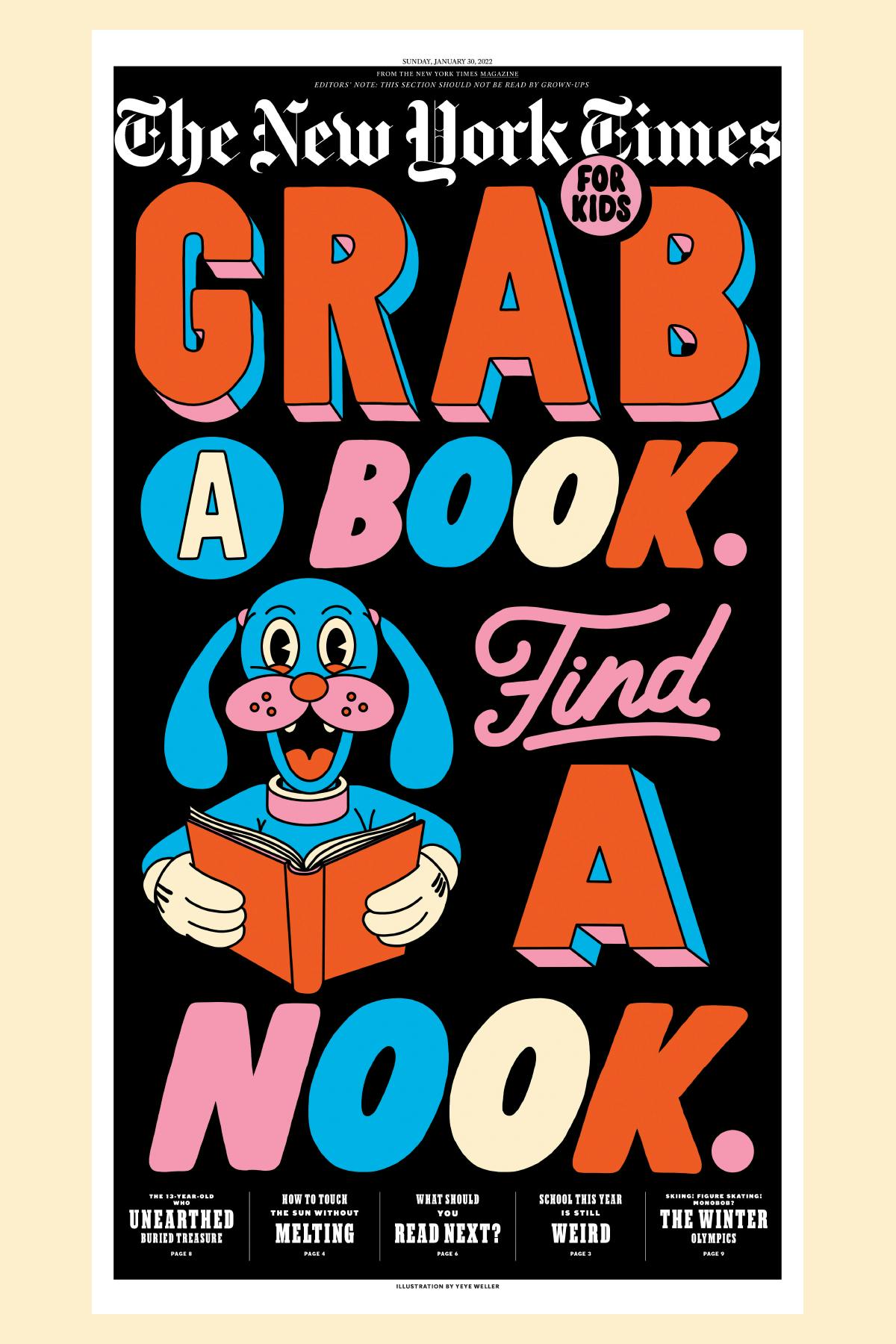 The New York Times for Kids editorial design