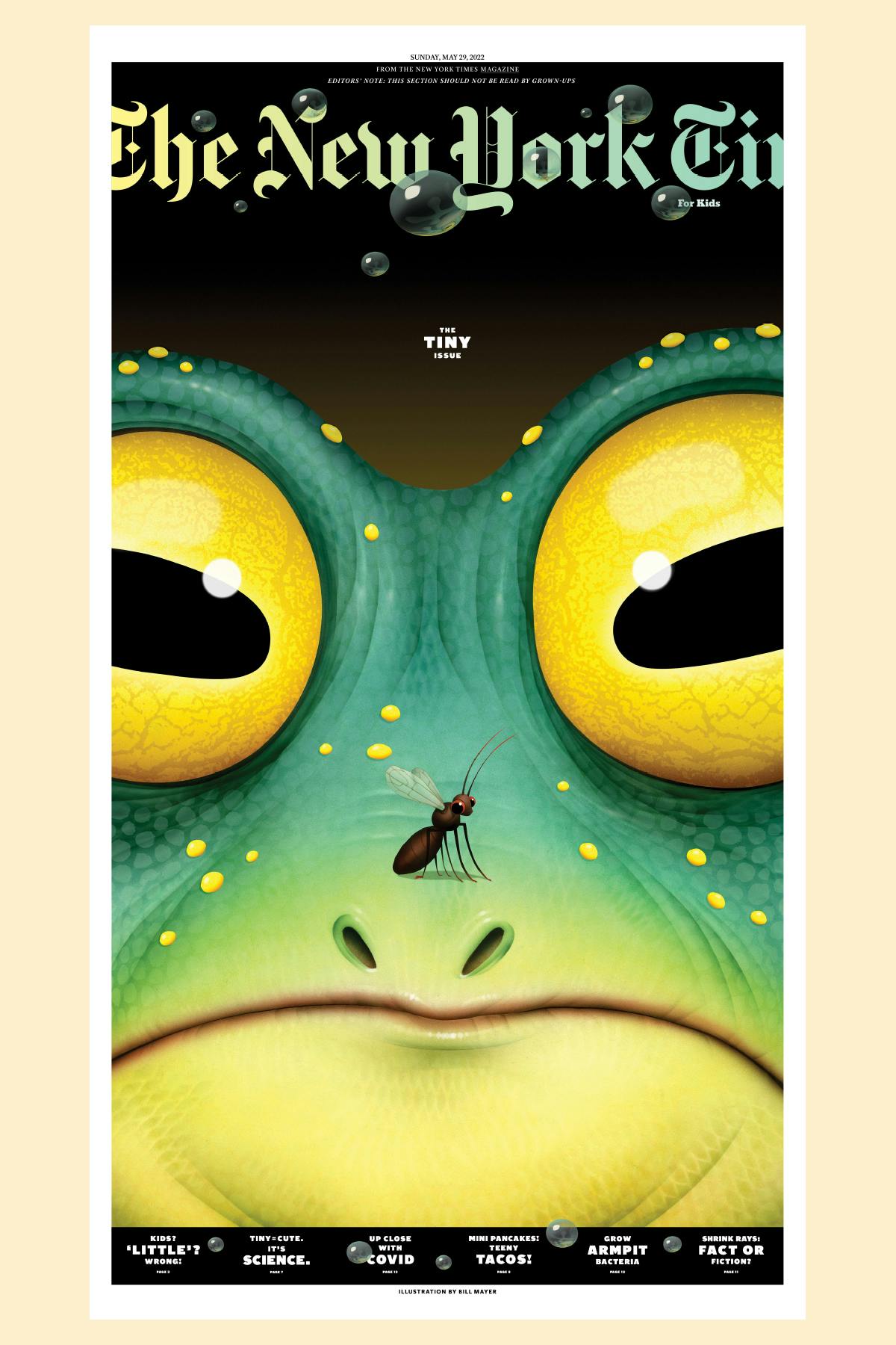 The New York Times for Kids editorial design