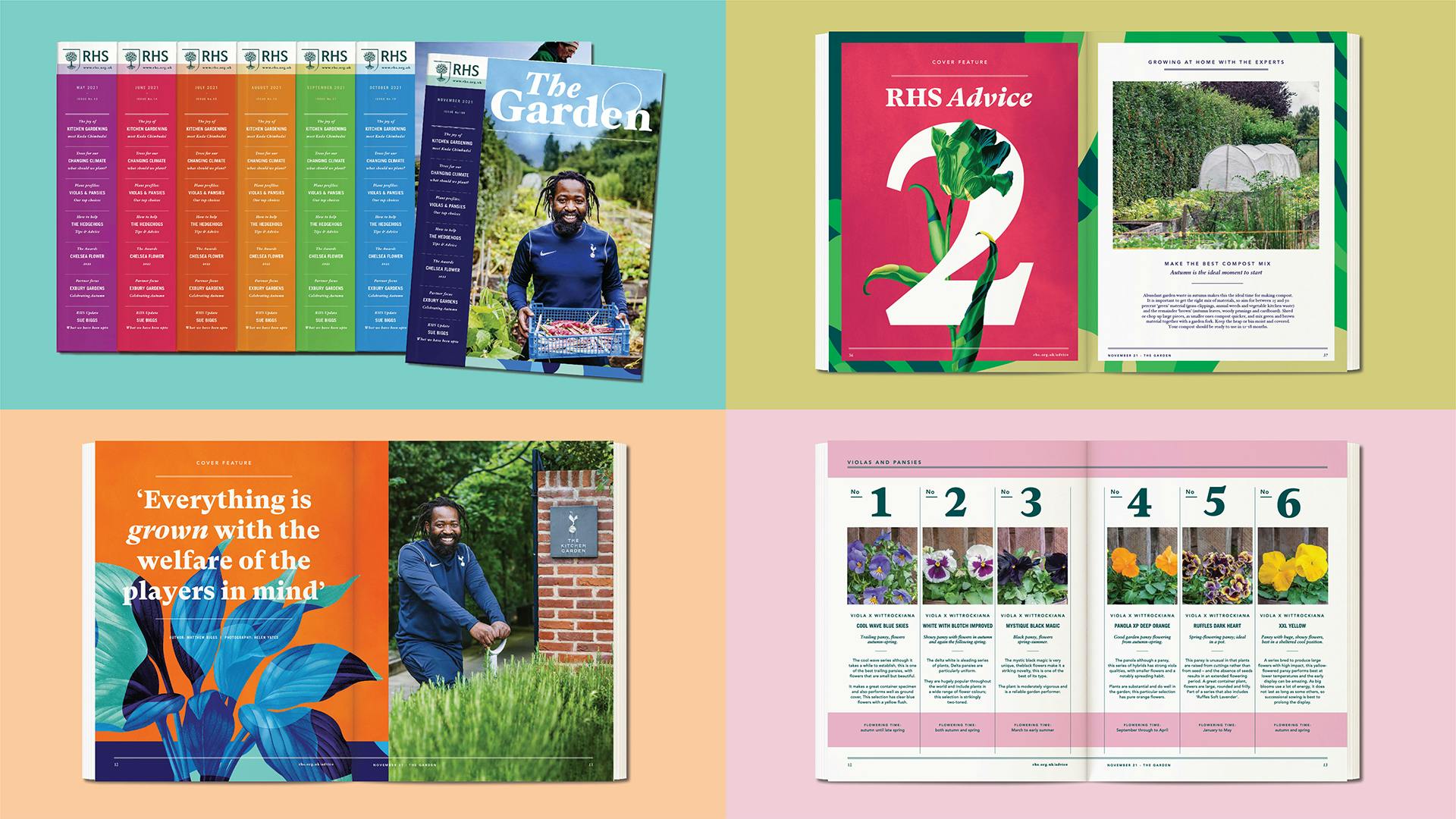 A colourful rebrand for gardening charity RHS