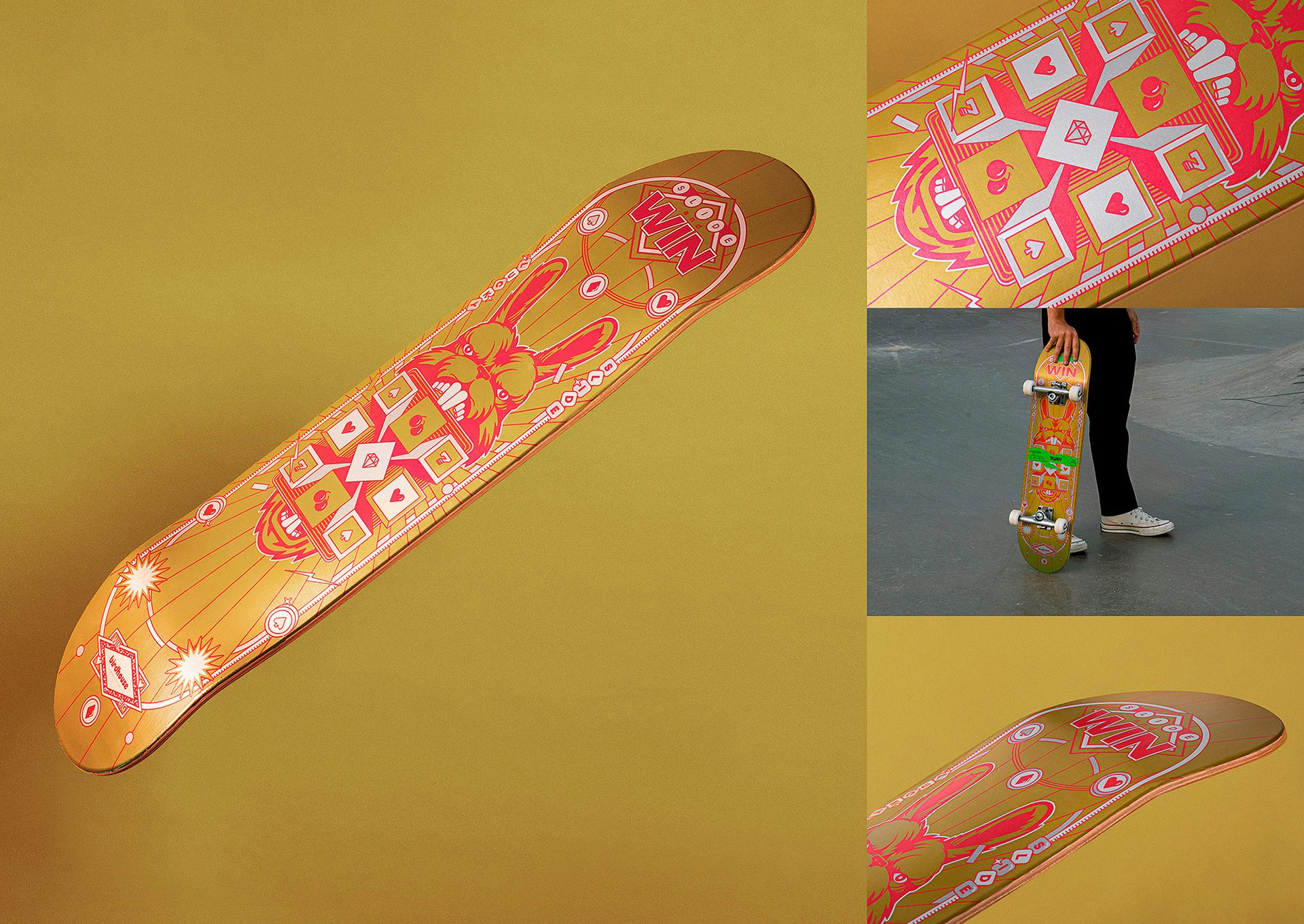 Composite image of the Scratch Boards created by David with Tony Hawk and Activision