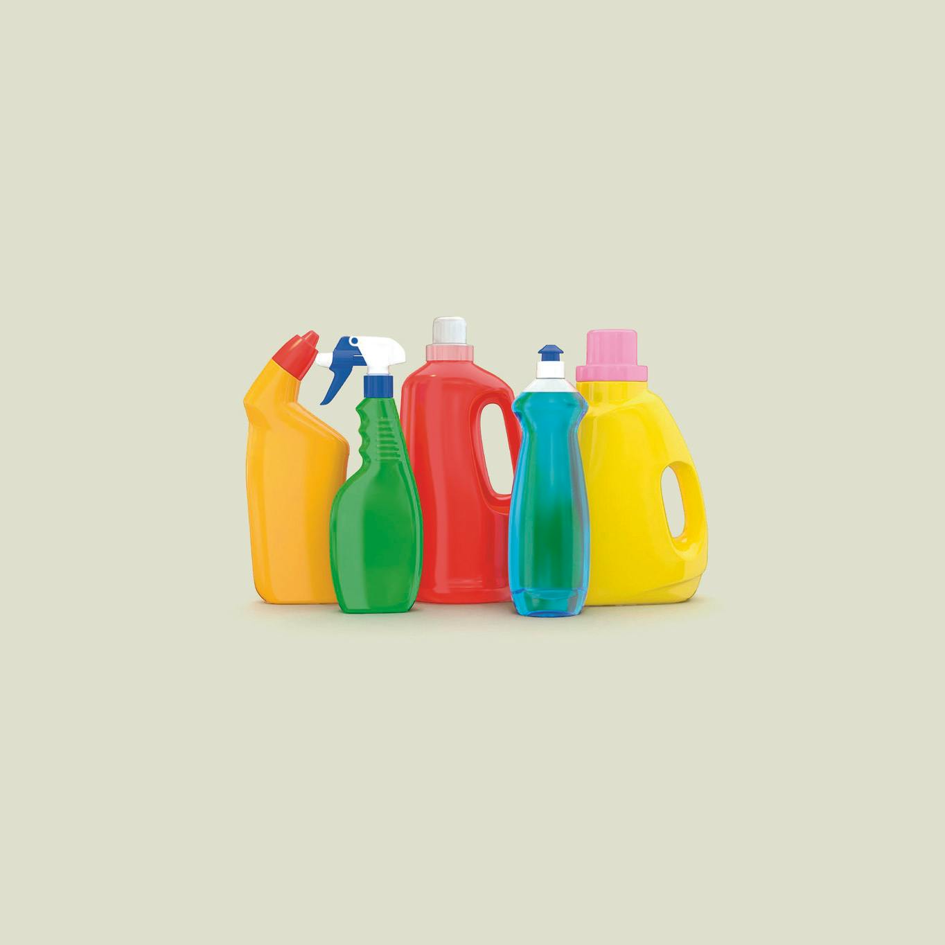 Coloured plastic bottles (c/o. iStock) From Chromorama by Riccardo Falcinelli