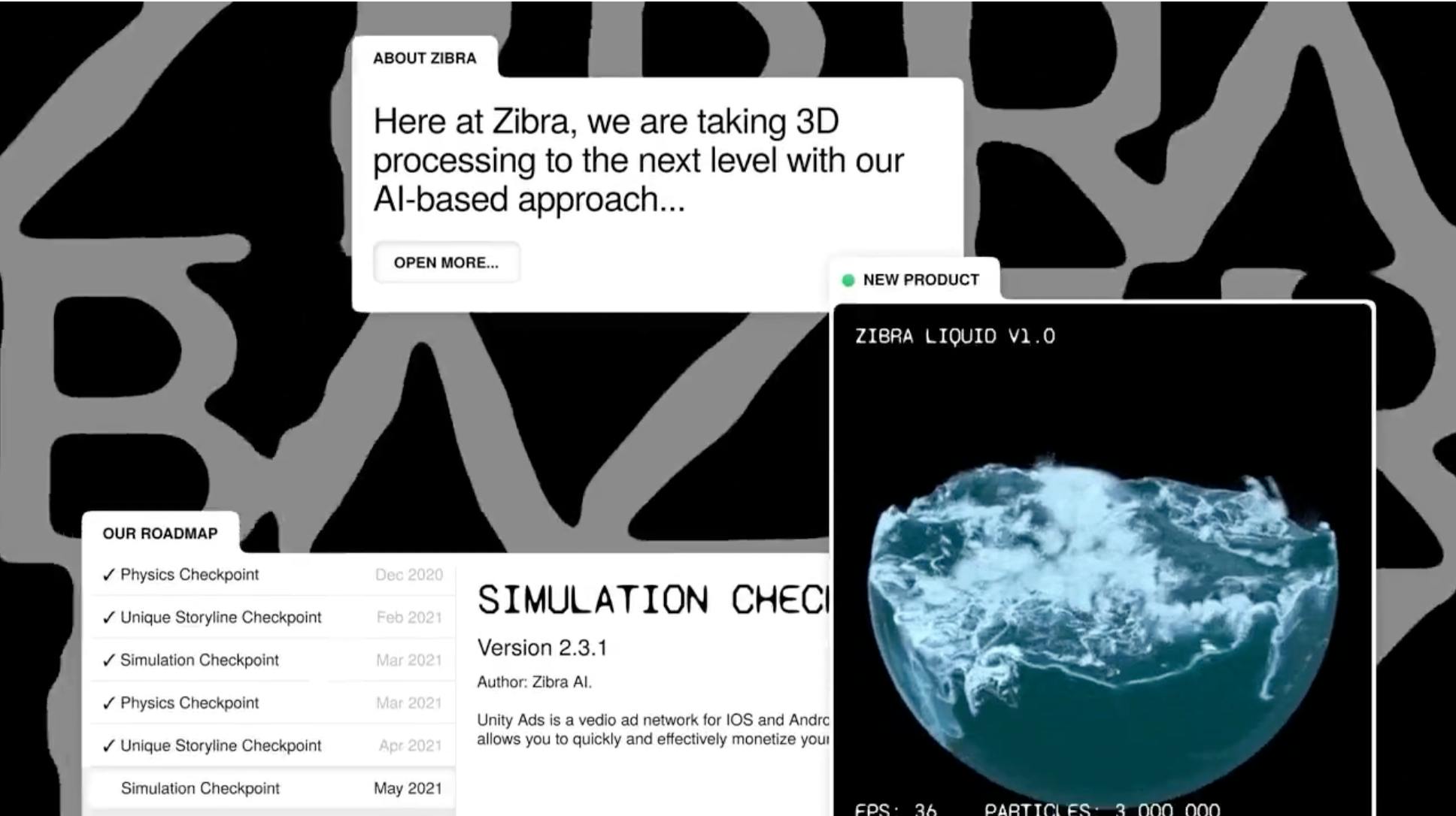 Twid, branding for tech startup Zibra