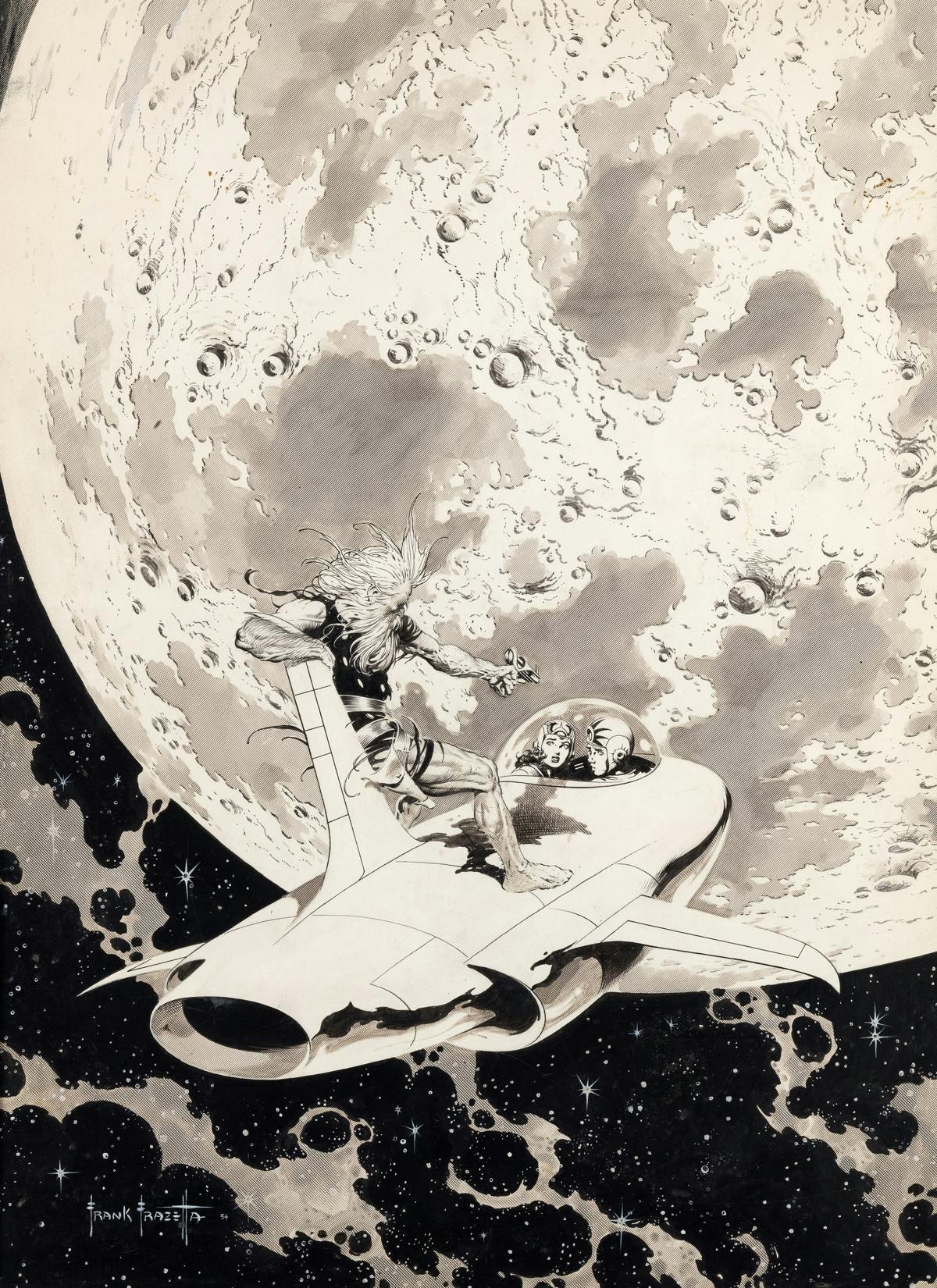 Step inside the fantasy world of Frank Frazetta