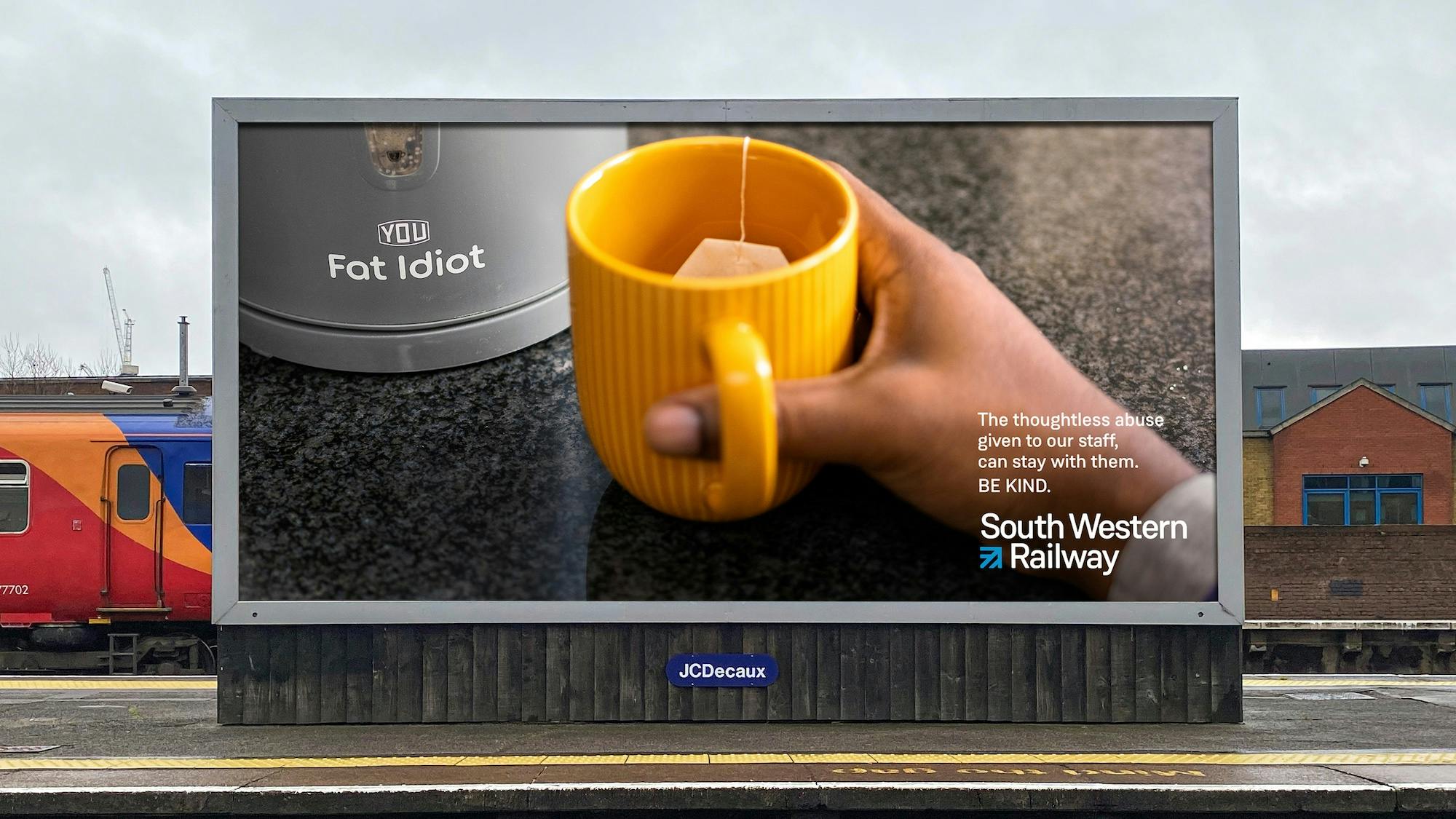 New posters ask for respect for South Western Railway workers