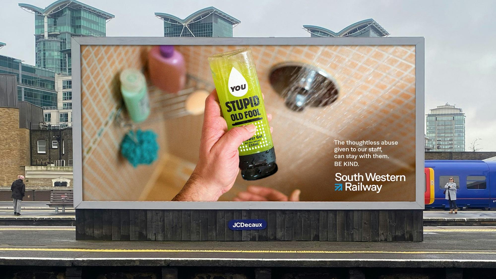 New posters ask for respect for South Western Railway workers