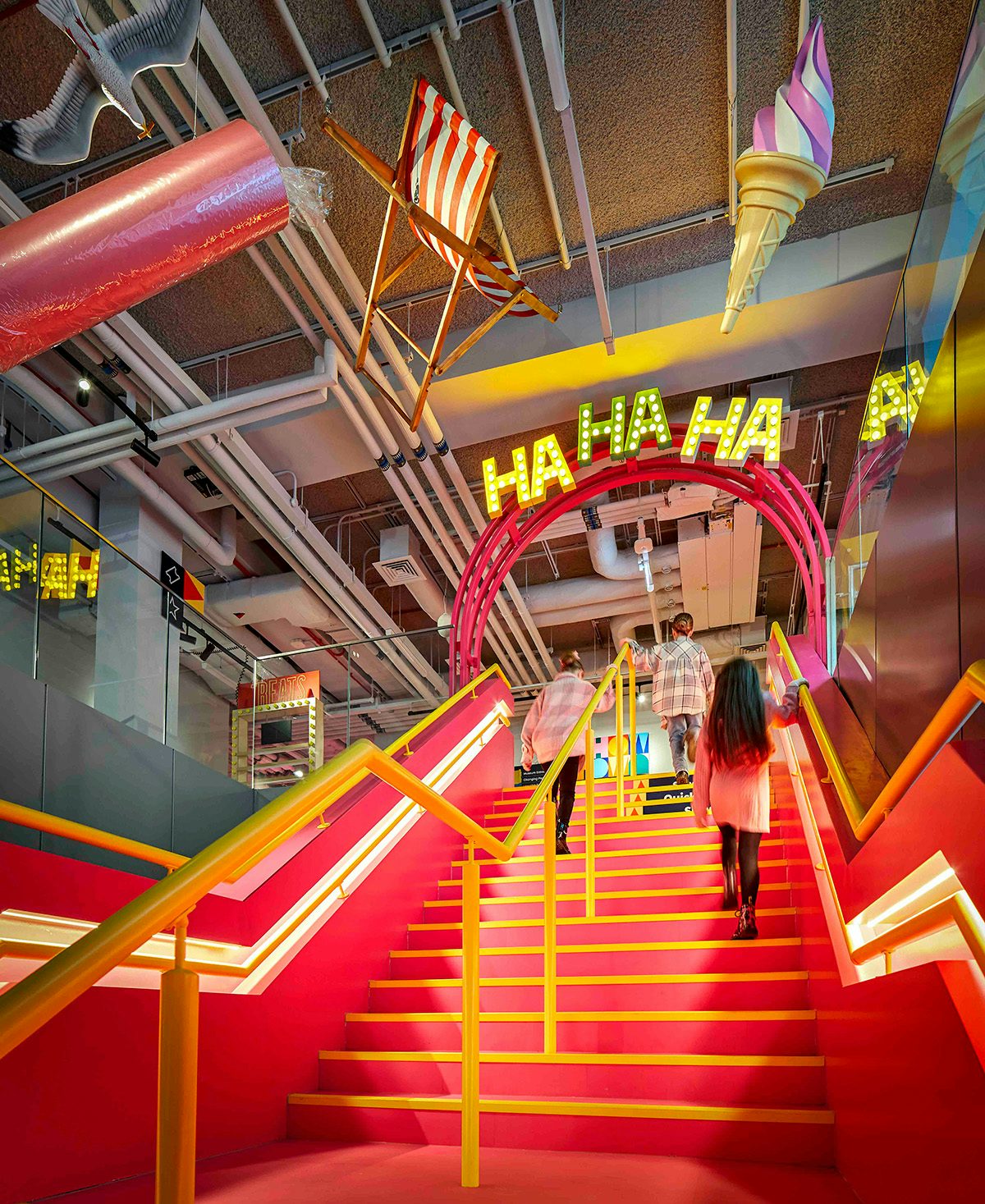 Photo showing the exhibition design for the Showtown museum in Blackpool