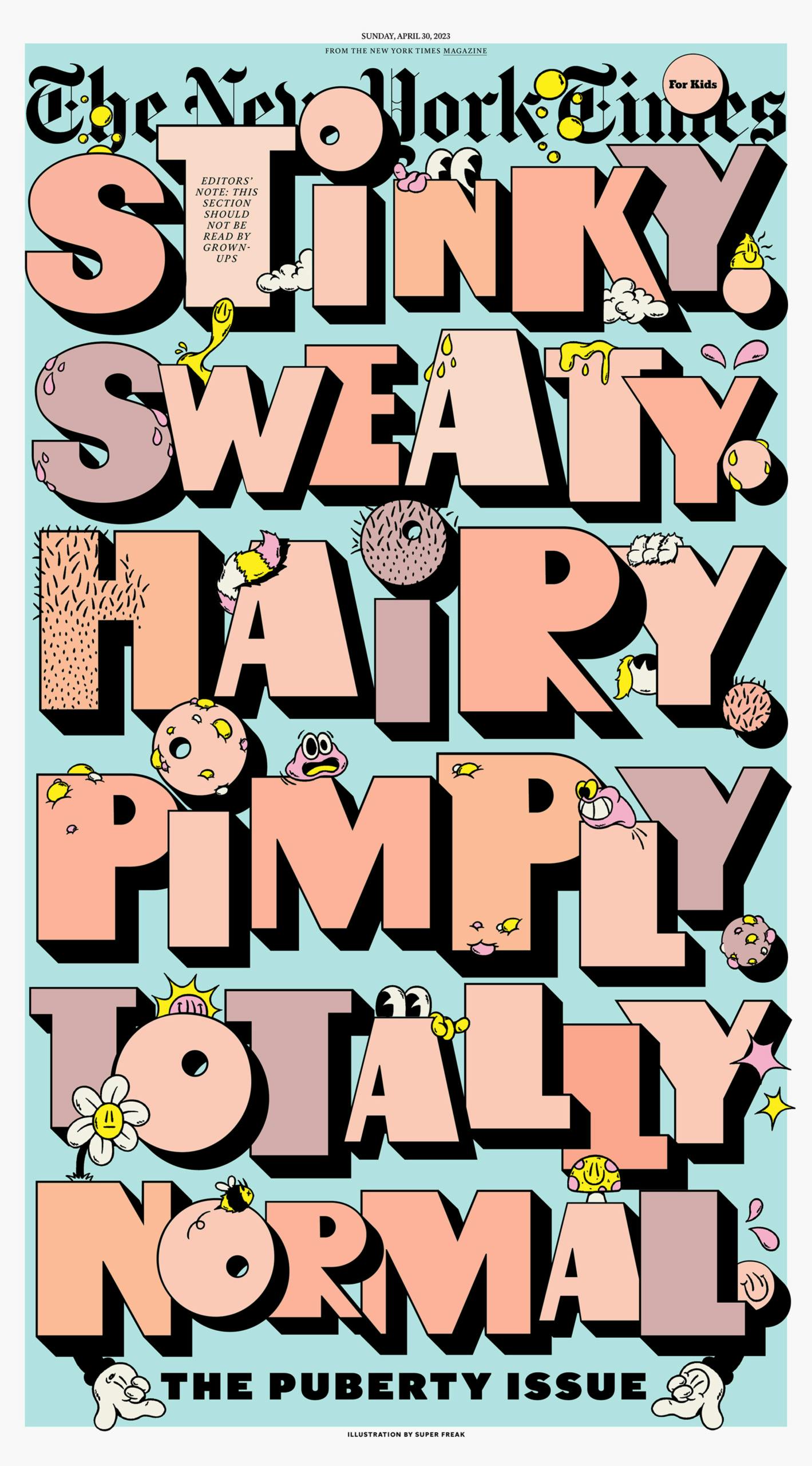 The New York Times For Kids editorial design