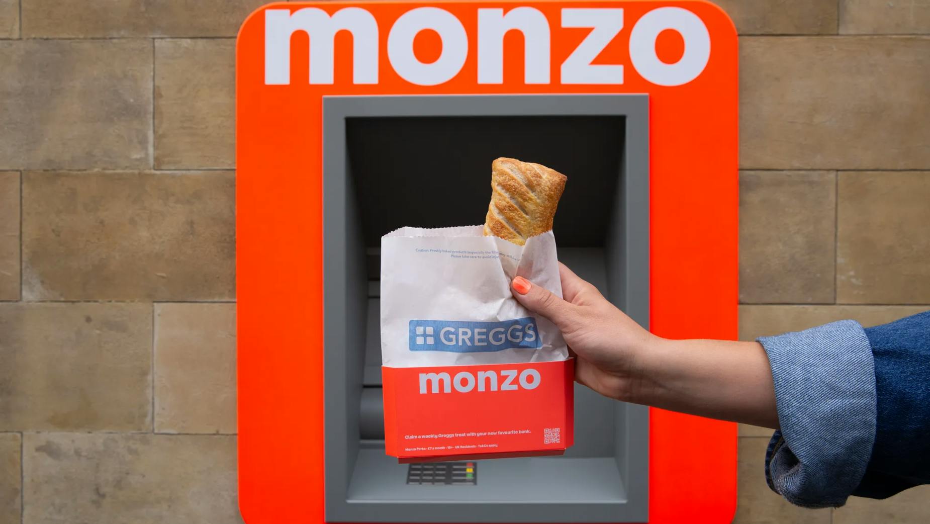 Monzo Greggs collab
