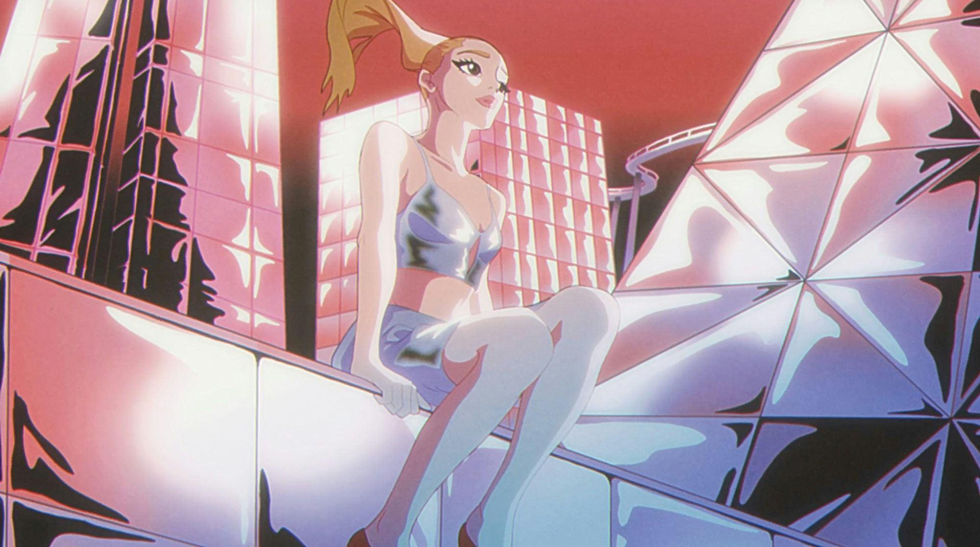 Still from Troye Sivan tour visuals featuring Ariana Grande