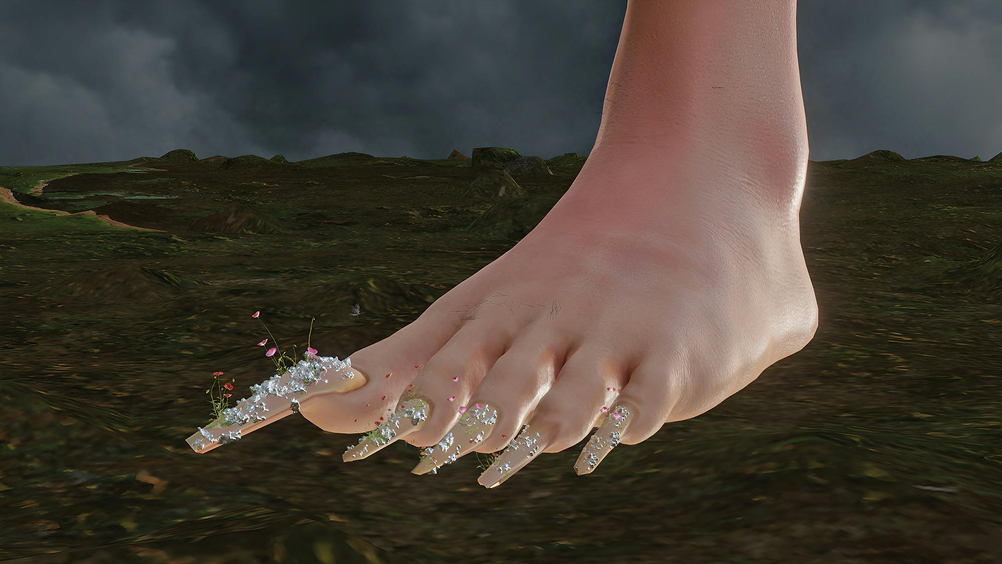 3D personal project, an extension of Canning's university dissertation on human consciousness and technology