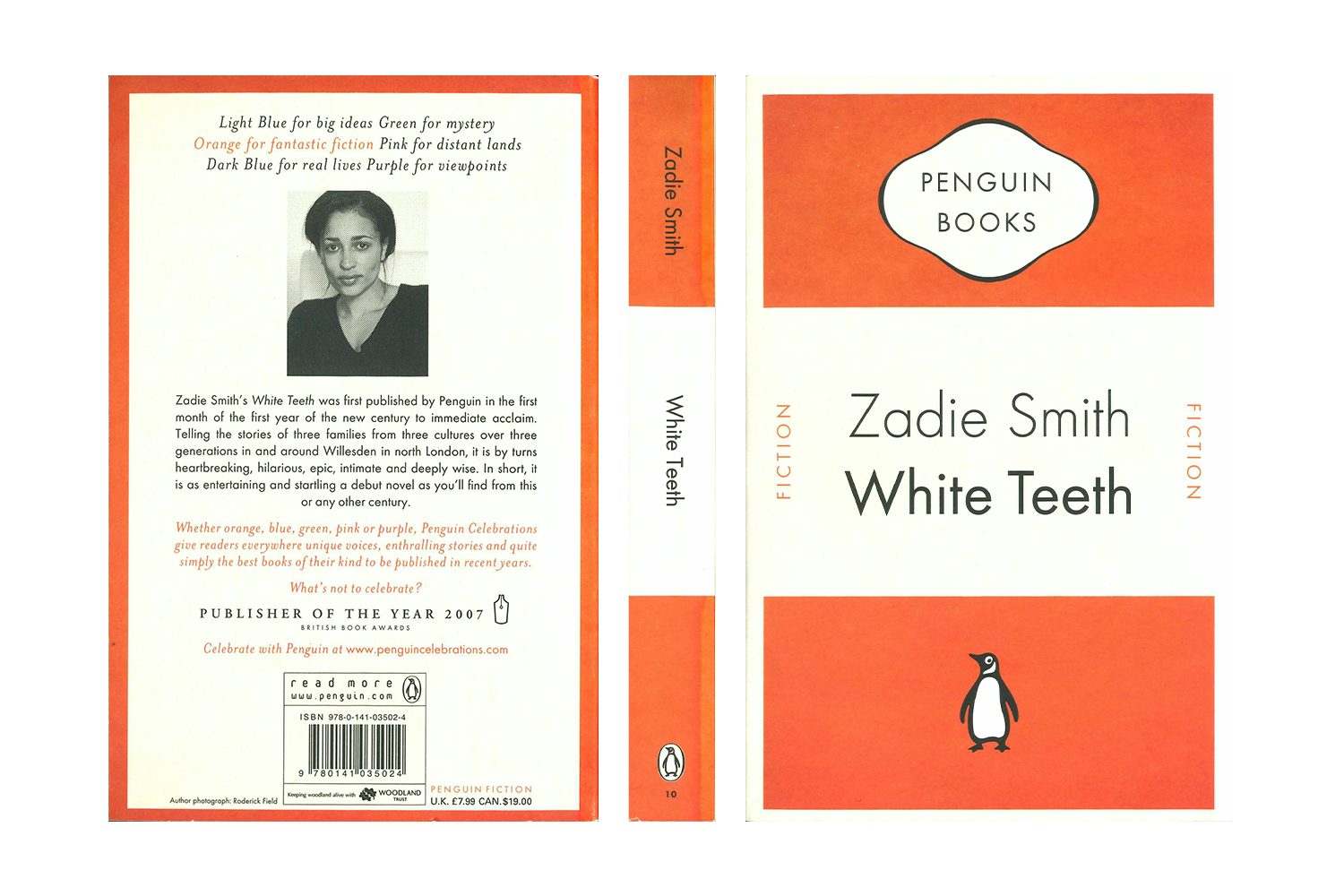 Cover of a Penguin edition of White Teeth by Zadie Smith