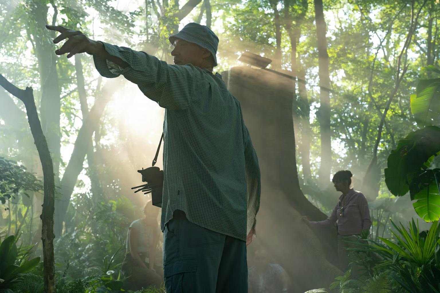 Dougal Wilson on the set of Paddington in Peru
