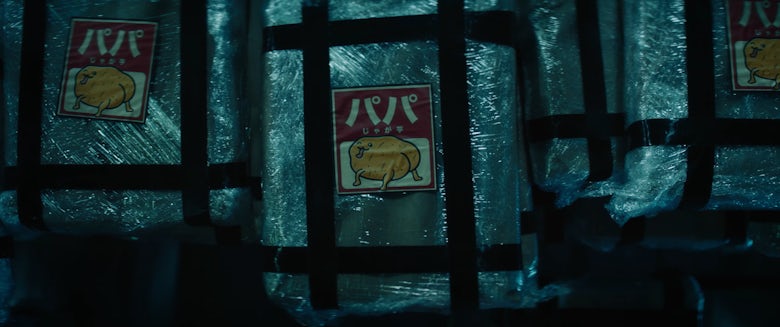 Potatoes packaged up