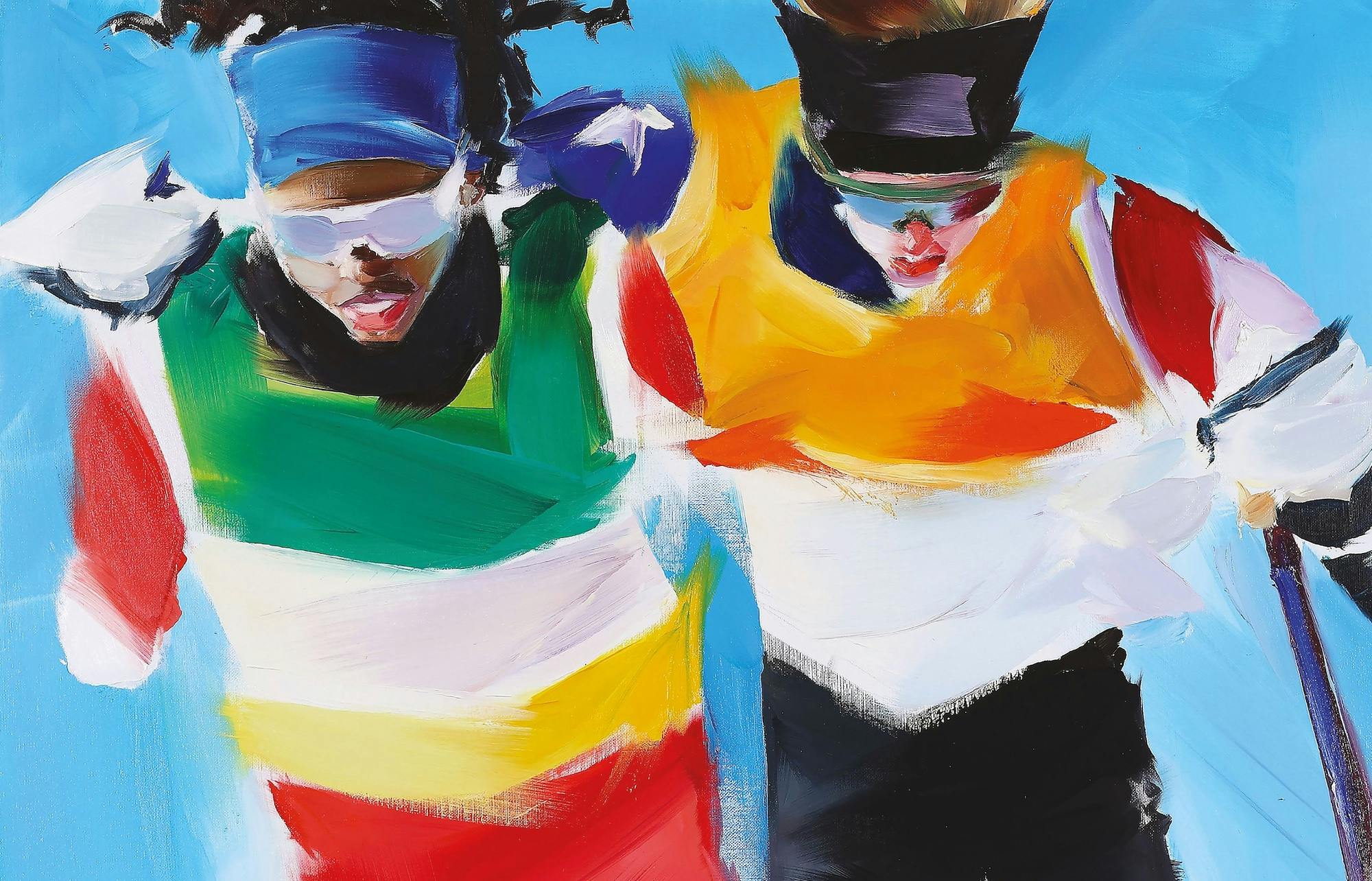 Together We Play, Together We Transform, Winter Paralympics2026 poster by Andrea Fontanari