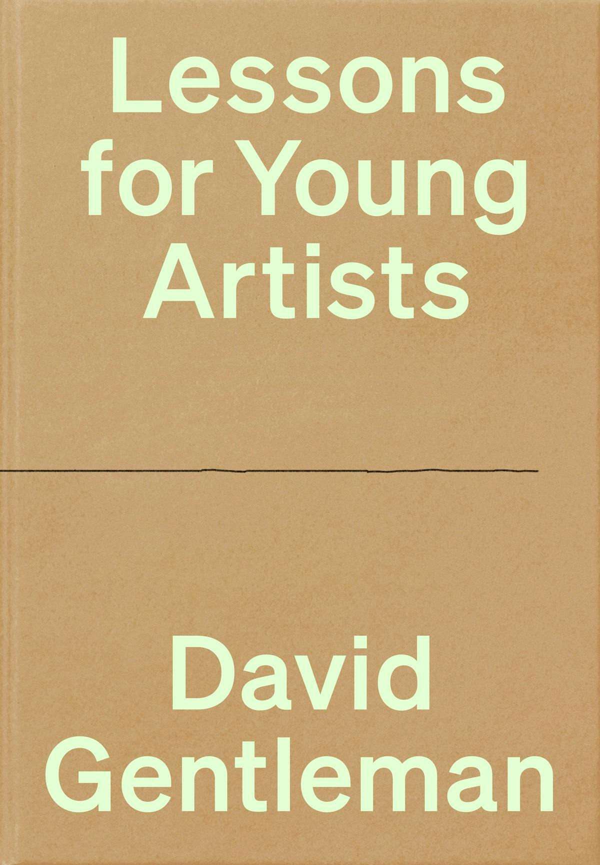 Book cover that reads David Gentleman Lessons for Young Artists