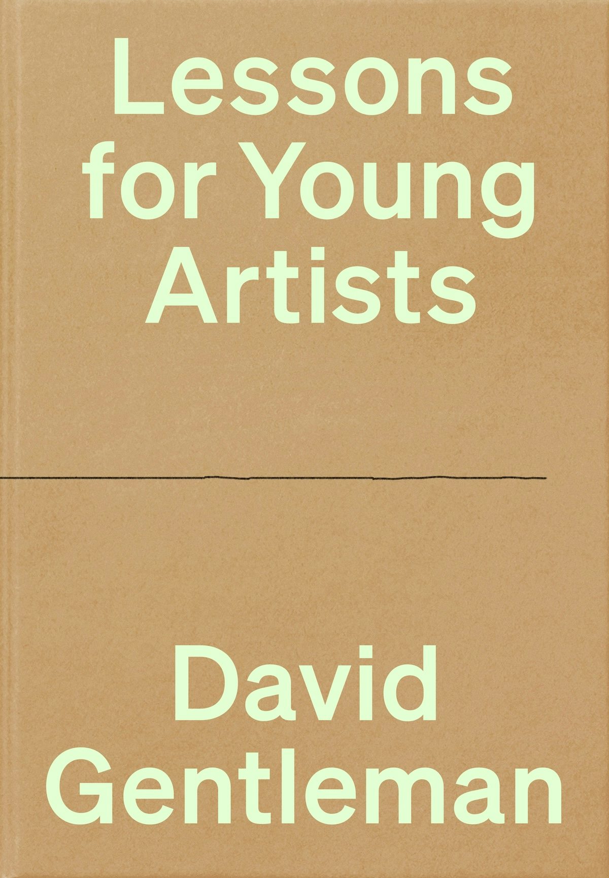 Book cover that reads David Gentleman Lessons for Young Artists