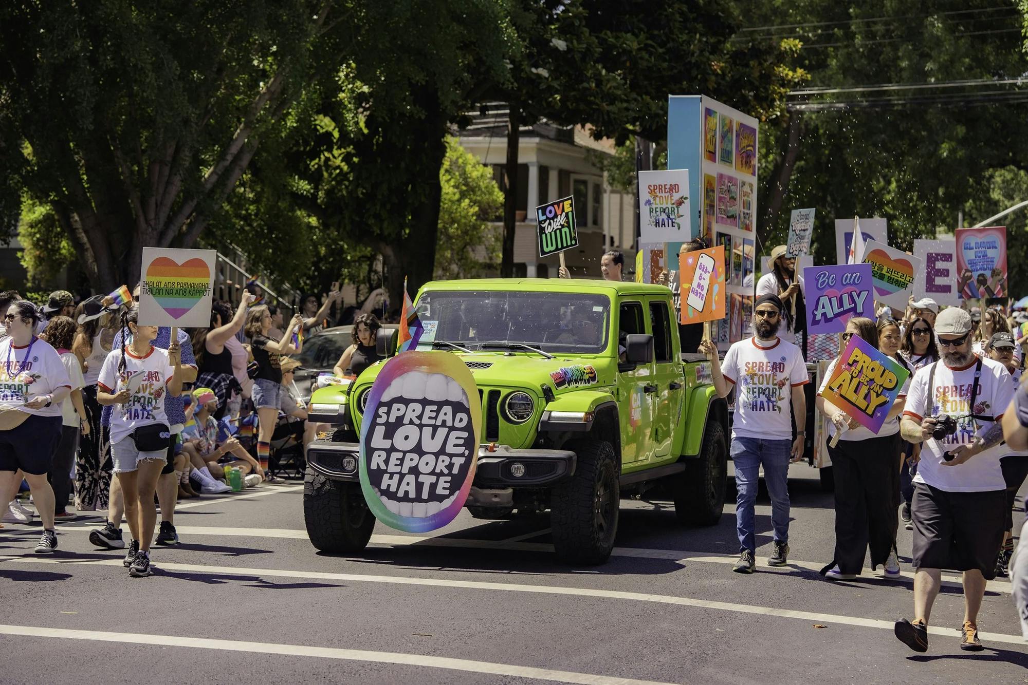California vs Hate’s Pride Tour Activation 
