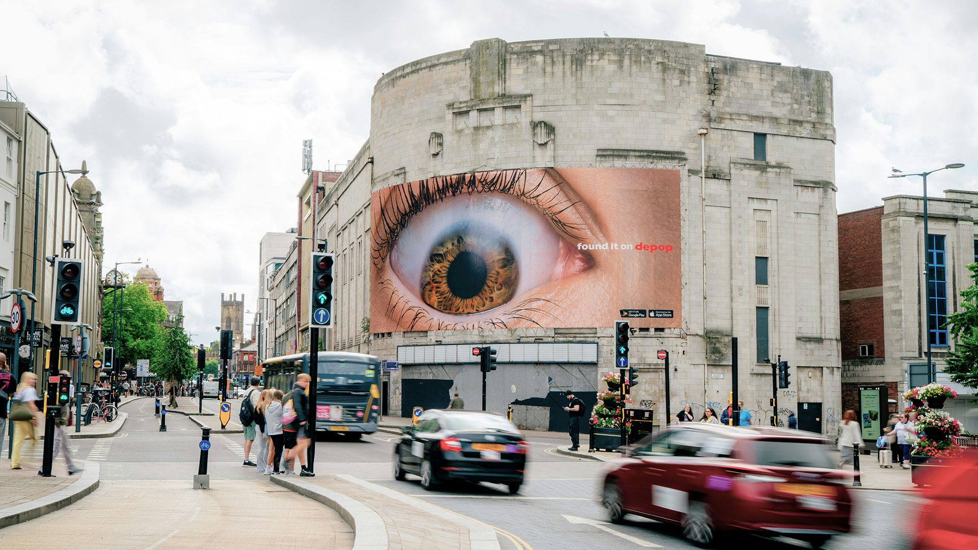 Depop 'Found it on Depop' Campaign Billboard