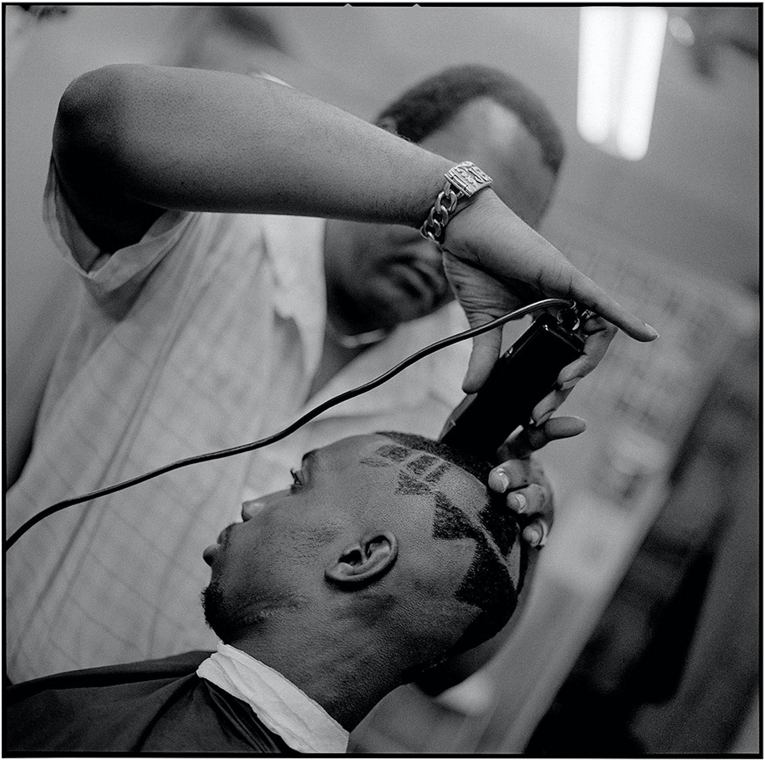 Pattern Cut, from the photo series House's Barber Shop by Jeffrey Henson Scales