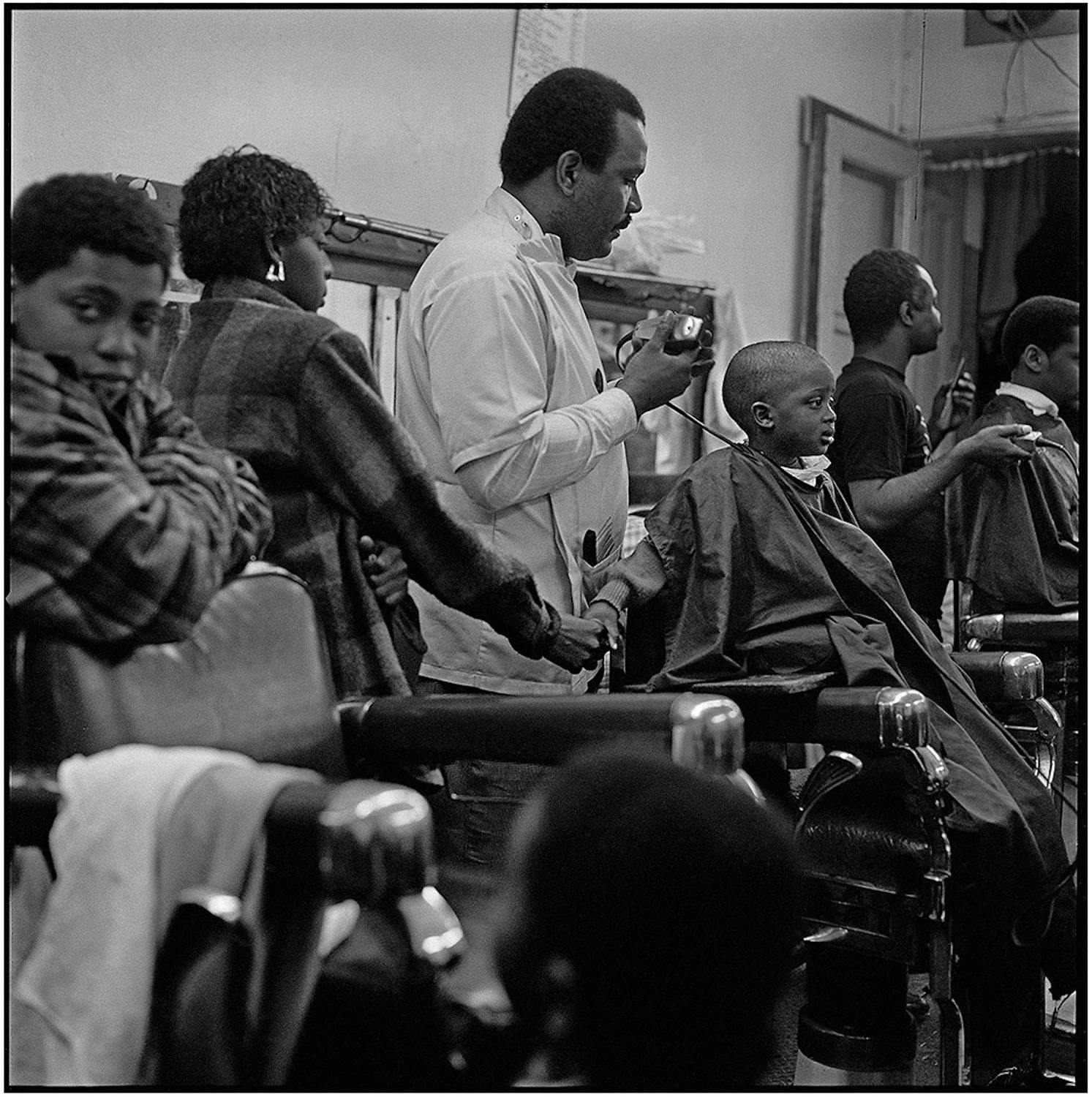 Trust, from the photo series House's Barber Shop by Jeffrey Henson Scales