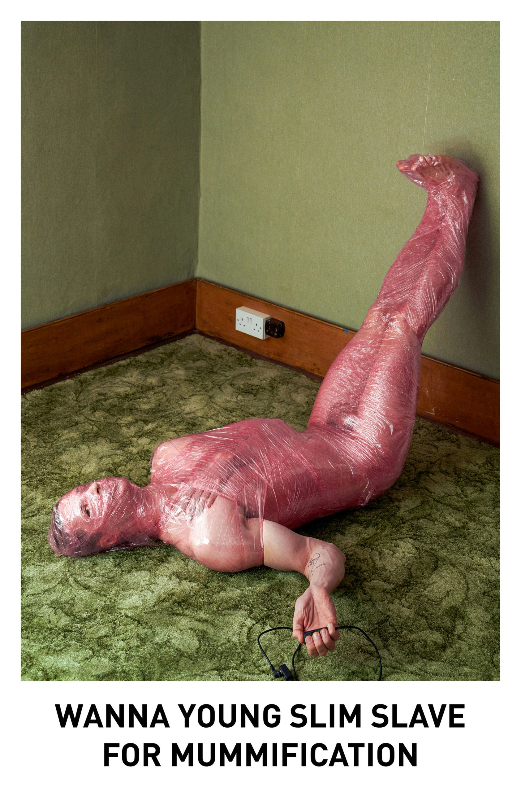 Wanna young slim slave for mummification, from Mitchell Moreno's book Body Copy