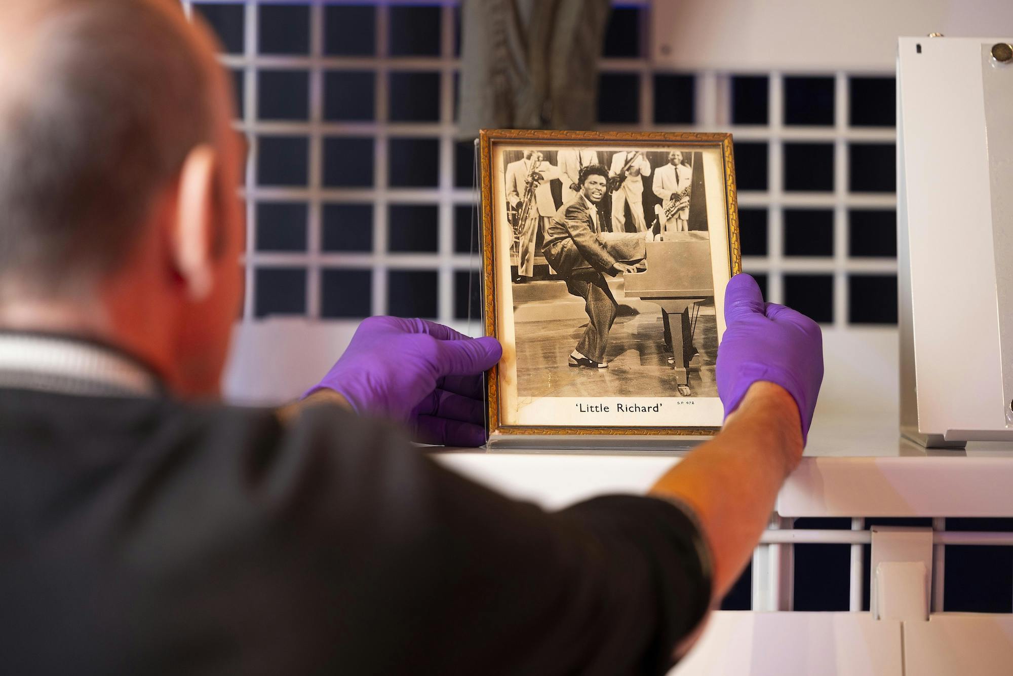 Photograph of Little Richard owned by David Bowie; Photo: David Parry for the V&A