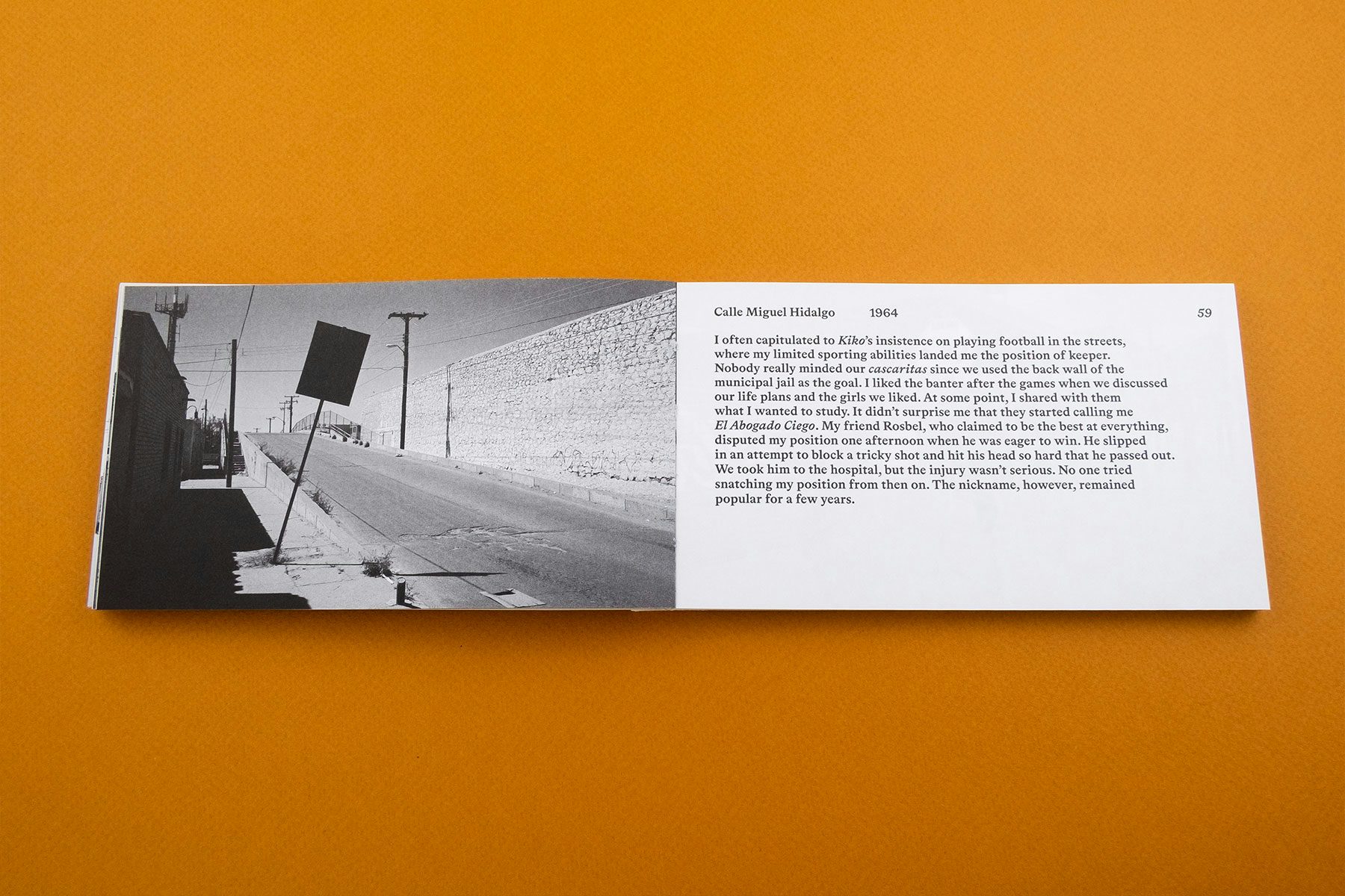 Calle Miguel Hidalgo spread from Border Documents, by Arturo Soto