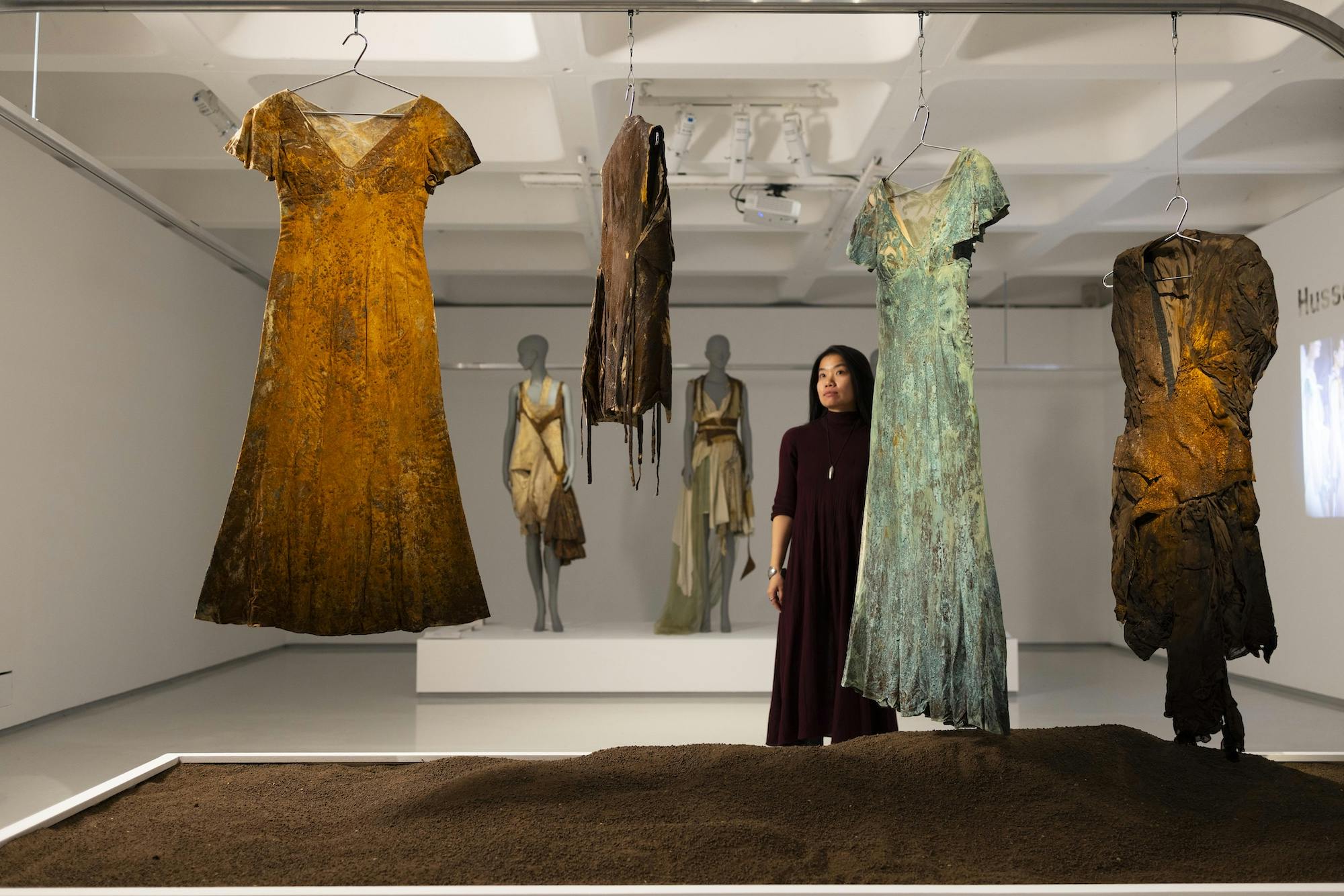 Hussein Chalayan display; © David Parry/Barbican Art Gallery