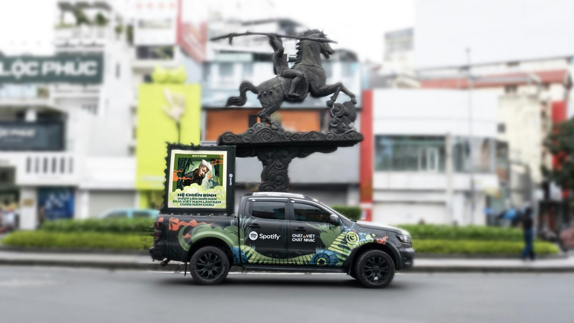 Happiness Saigon Spotify campaign