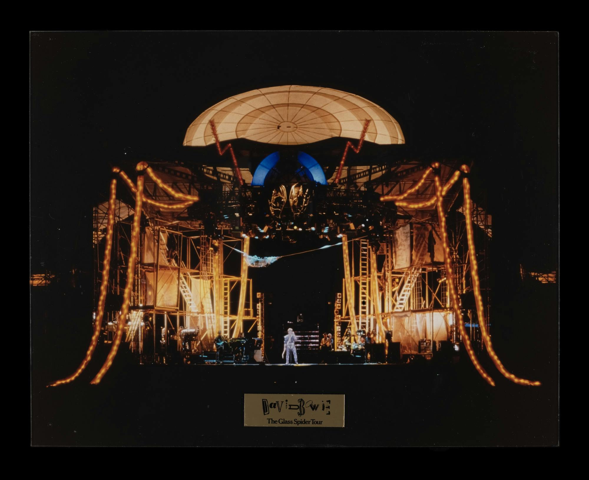 Set for The Glass Spider Tour for album Never Let Me Down gifted to Bowie by Vari-Lite Concerts Inc, 1978; Image © David Bowie Archive