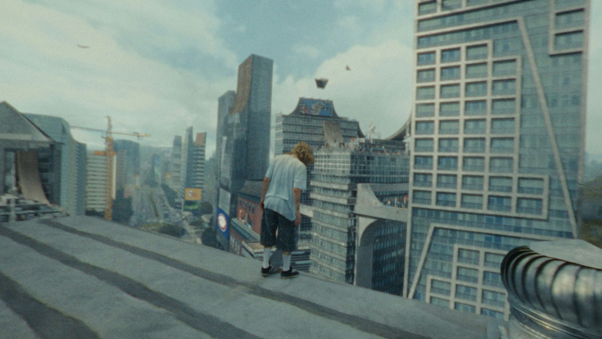 Skate Drop In Film Alfie Mills Rooftop