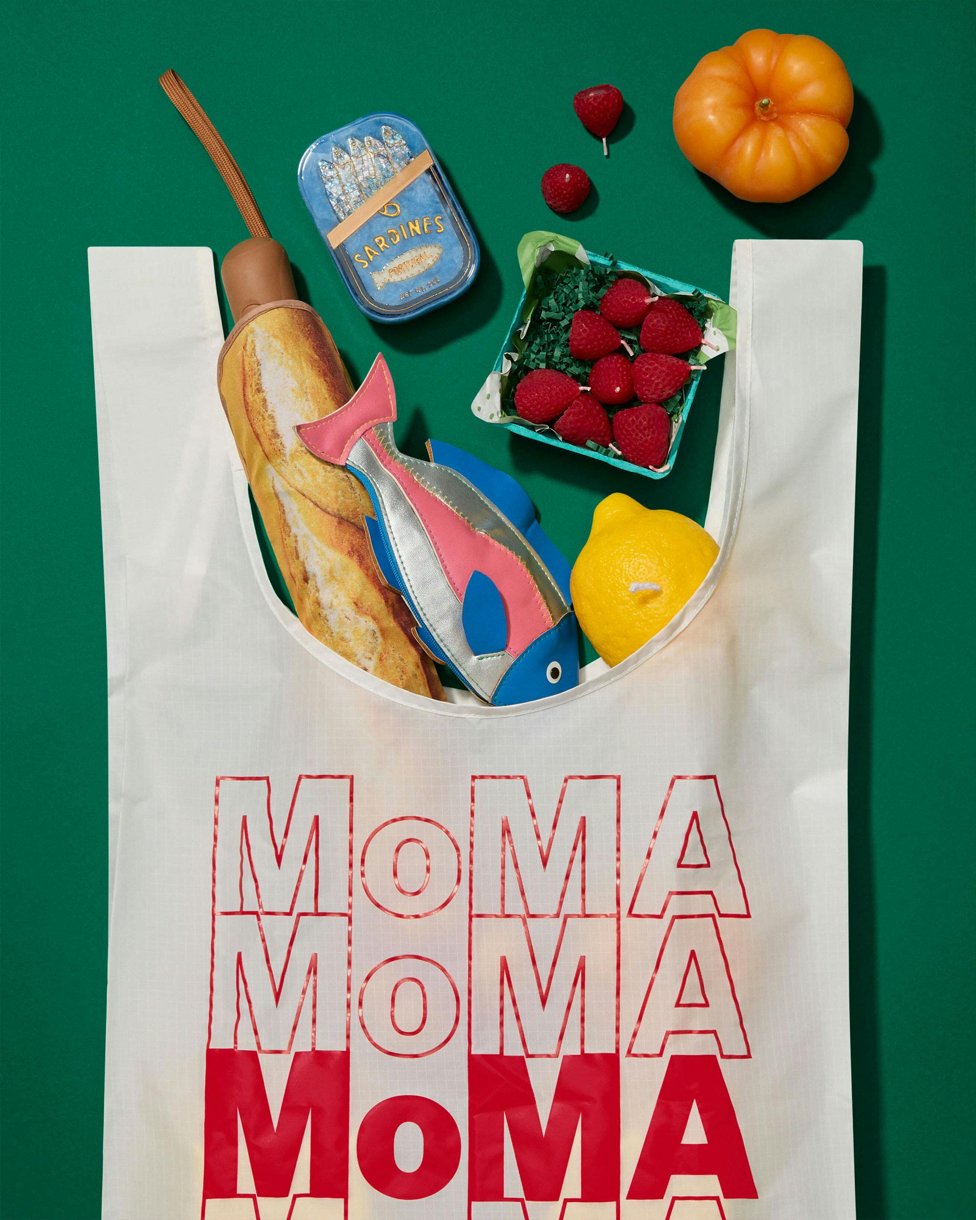 MoMA Mart 人造食品彈出式購物袋