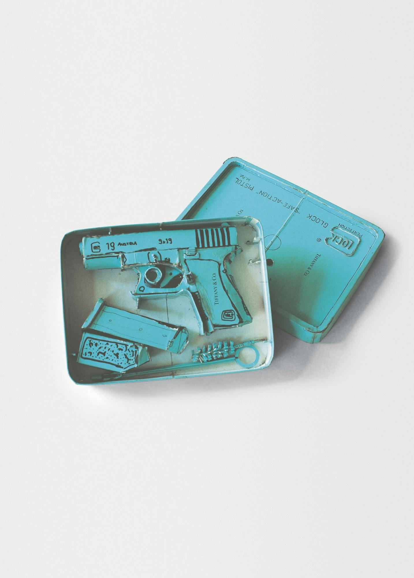 Tom Sachs Tiﬀany Glock Model 19, 1995