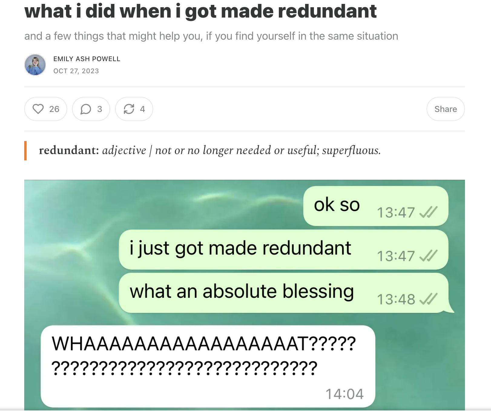 Emily Ash Powell substack