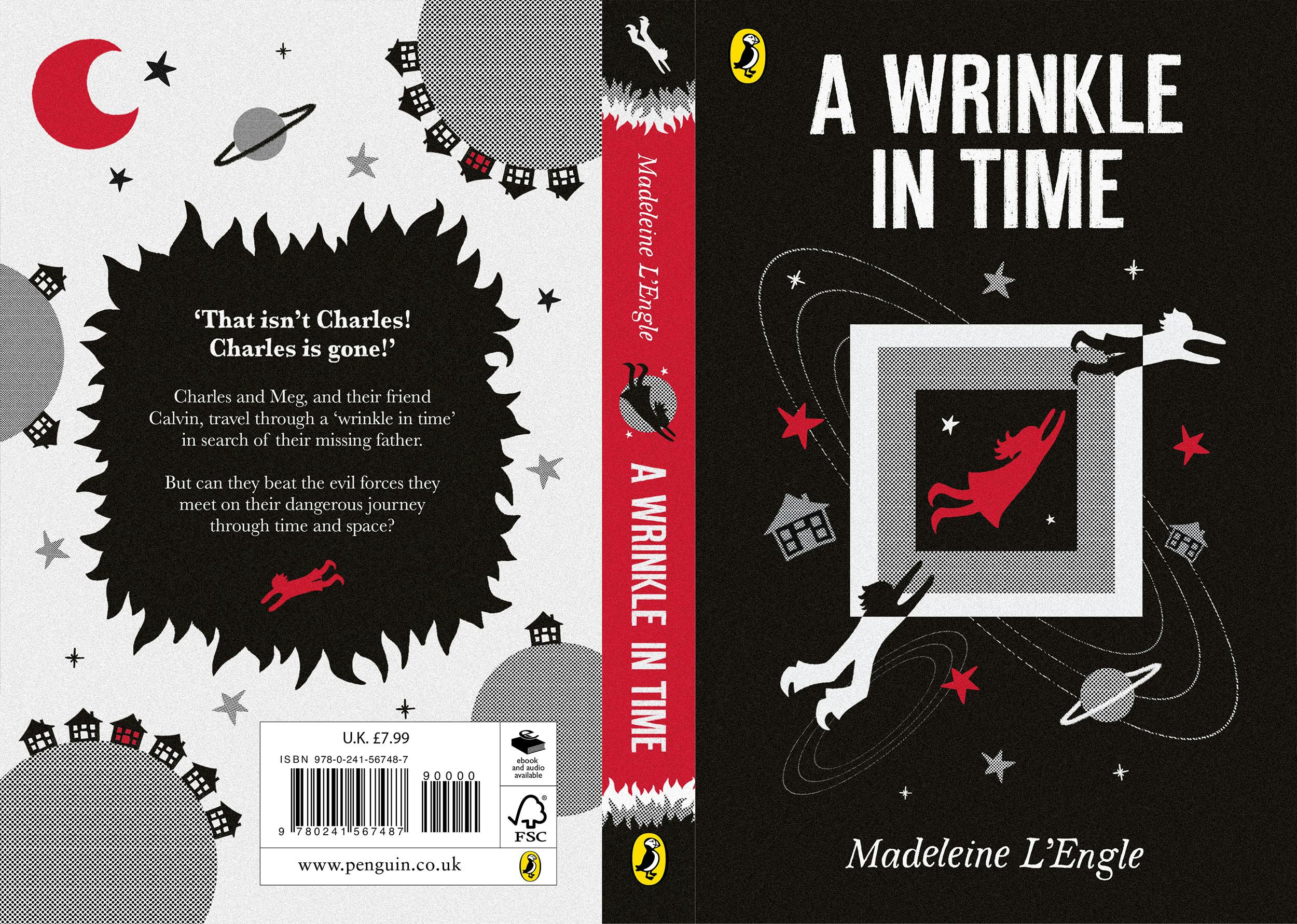 A Wrinkle in Time book cover designed by Ivy Watts