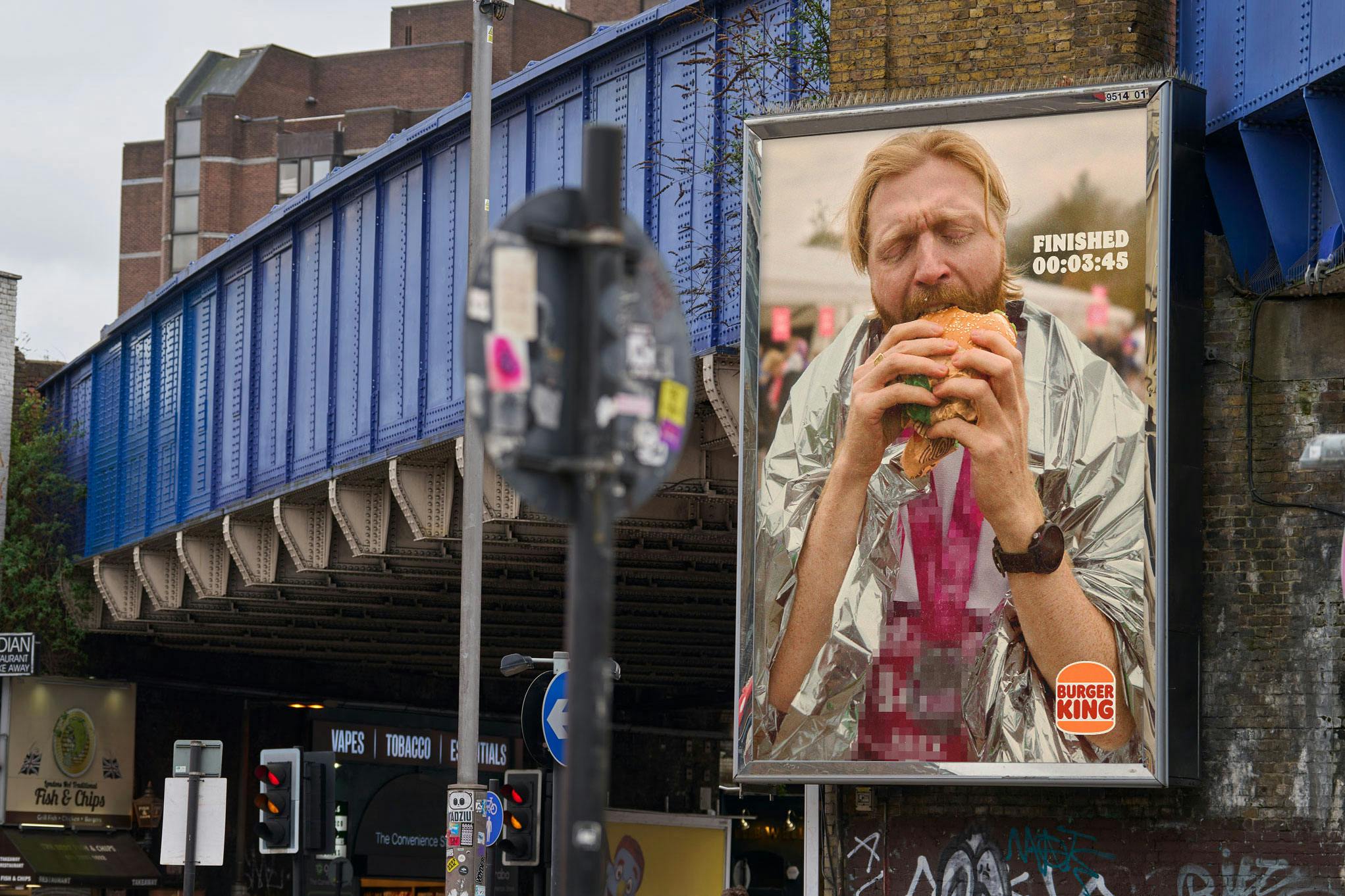 Burger King reframes the Whopper as ultimate post-race reward
