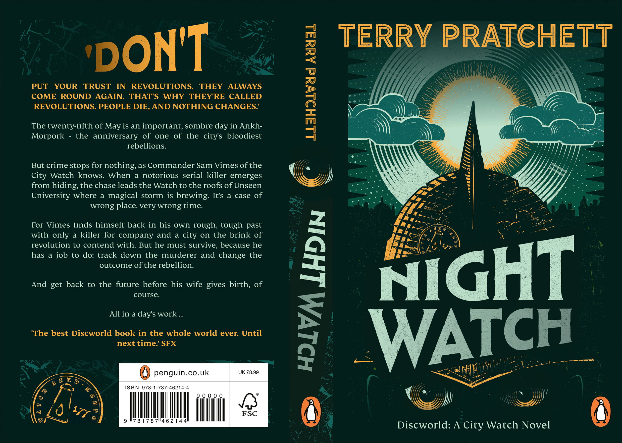Night Watch book cover designed by Peter Godard